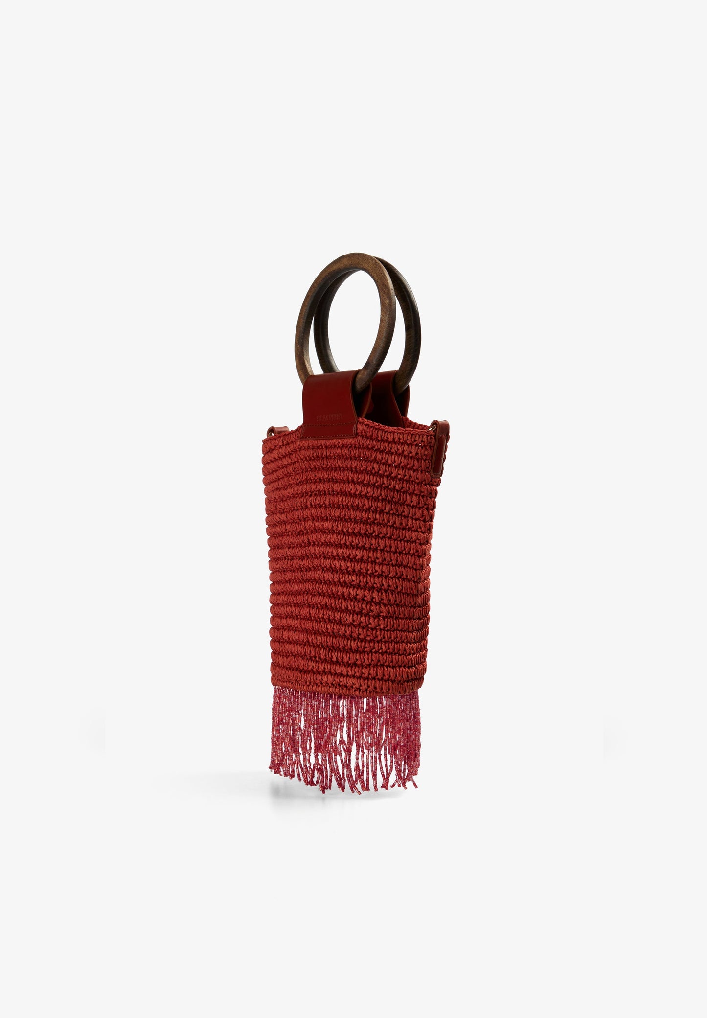 BOLSA TRANÇADA COM FRANJAS