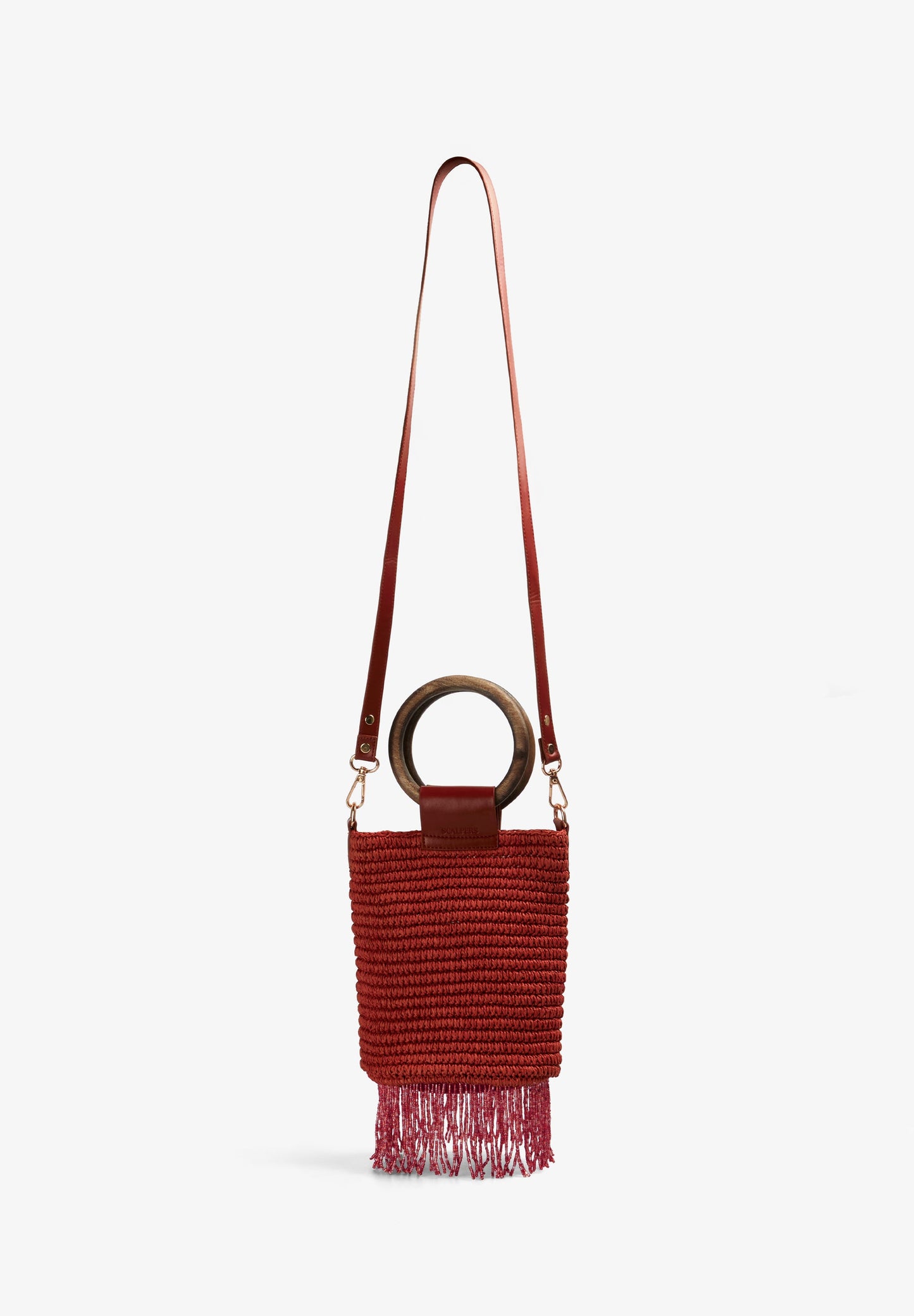 BOLSA TRANÇADA COM FRANJAS