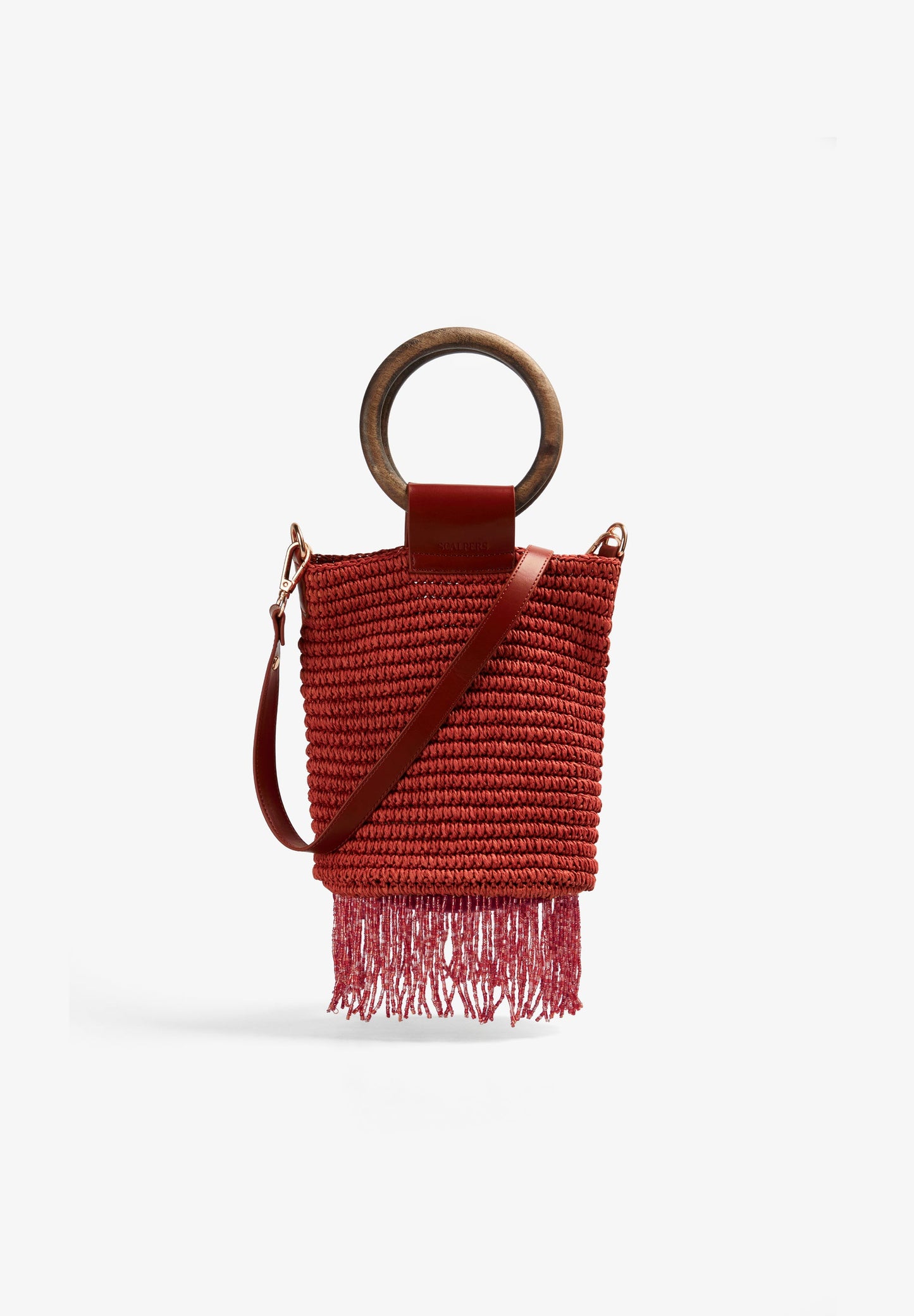 BOLSA TRANÇADA COM FRANJAS