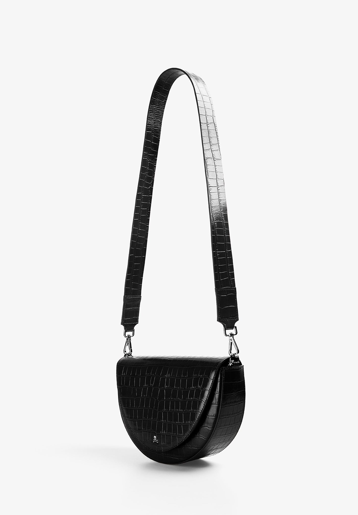 BOLSA A TIRACOLO EM PELE COM RELEVO