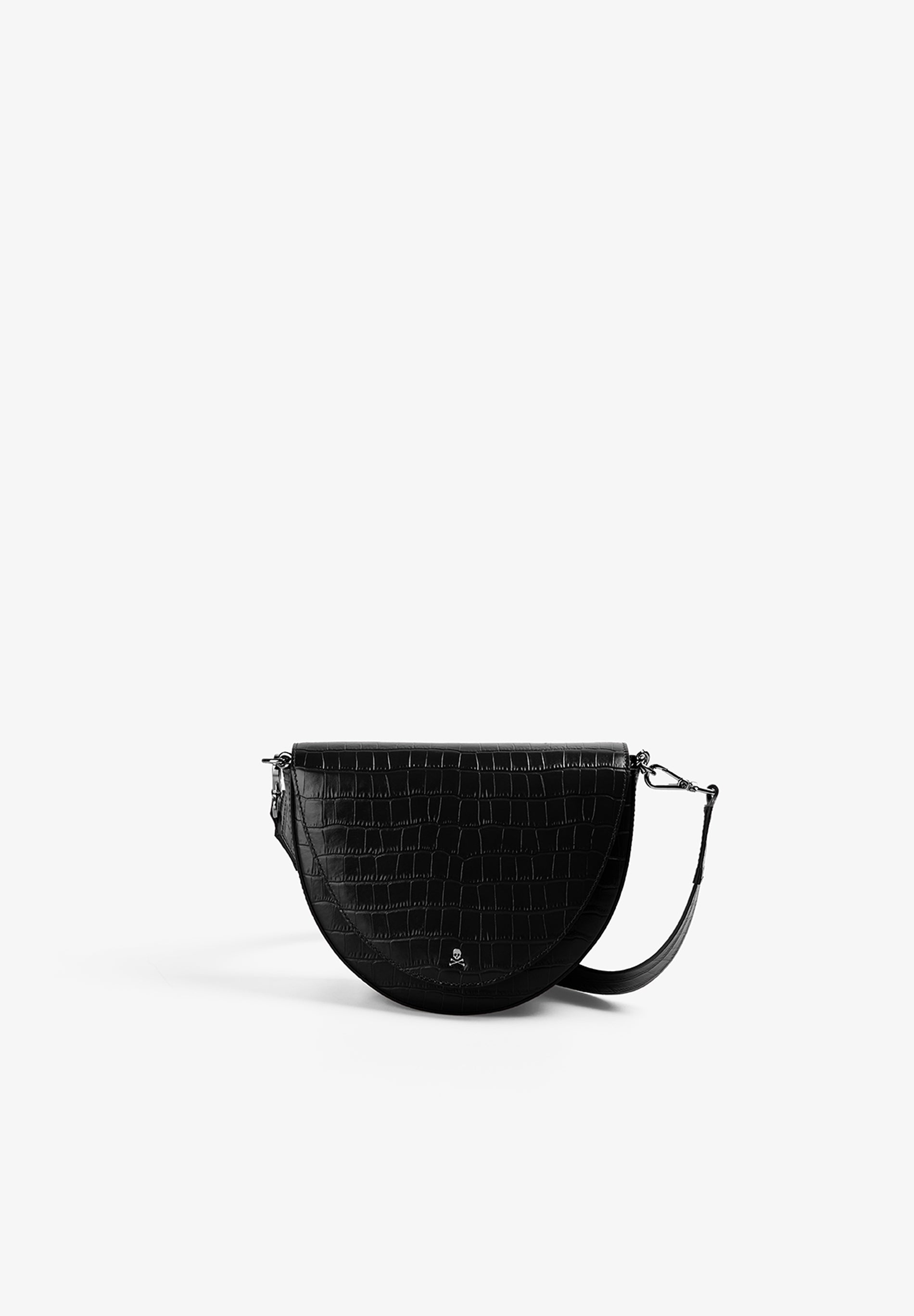 BOLSA A TIRACOLO EM PELE COM RELEVO
