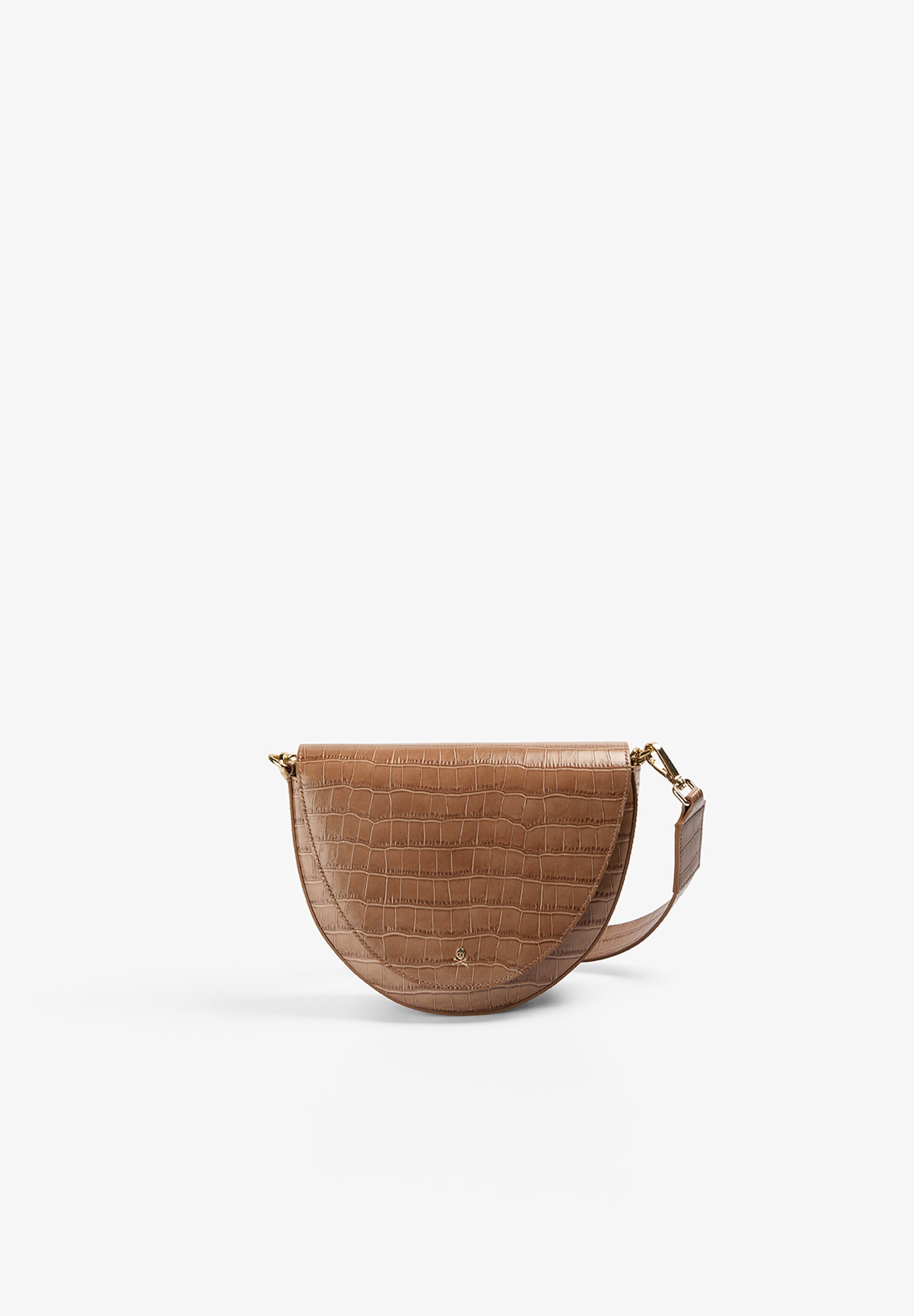 BOLSA A TIRACOLO EM PELE COM RELEVO