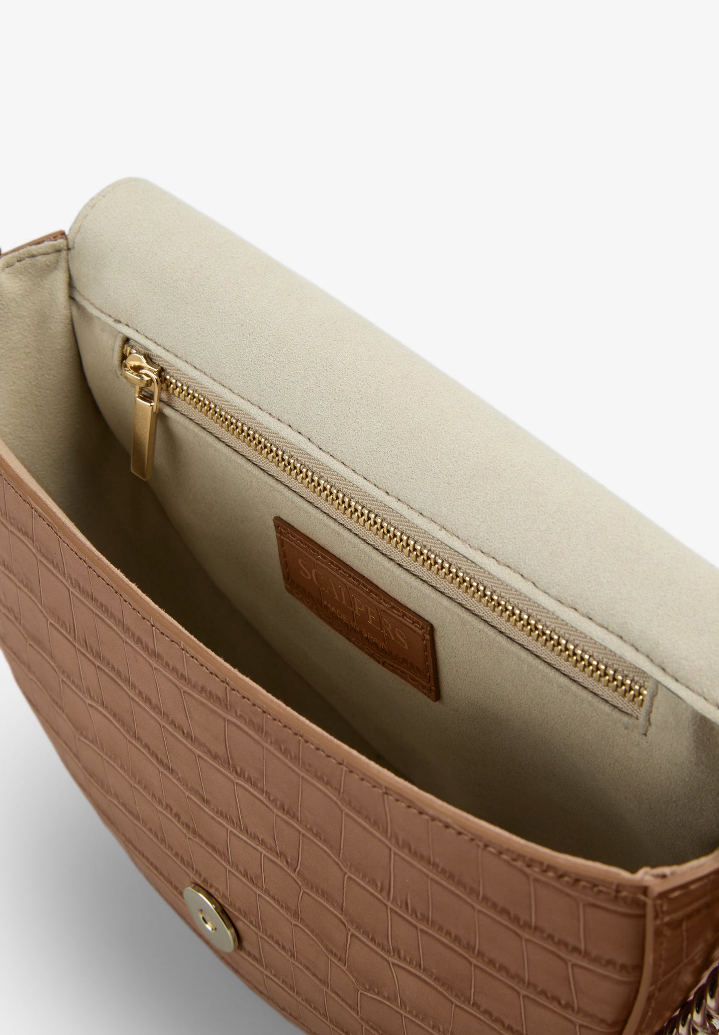 BOLSA A TIRACOLO EM PELE COM RELEVO