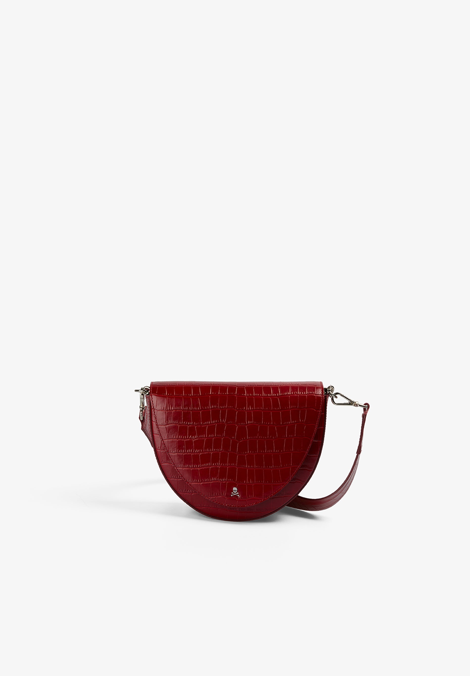 BOLSA A TIRACOLO EM PELE COM RELEVO