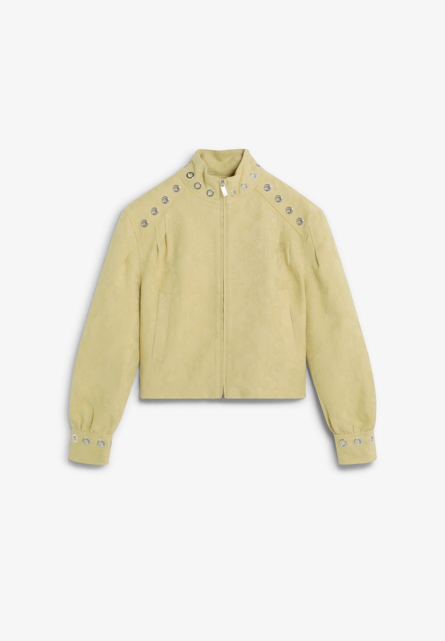 BOMBER JACQUARD COM TACHAS