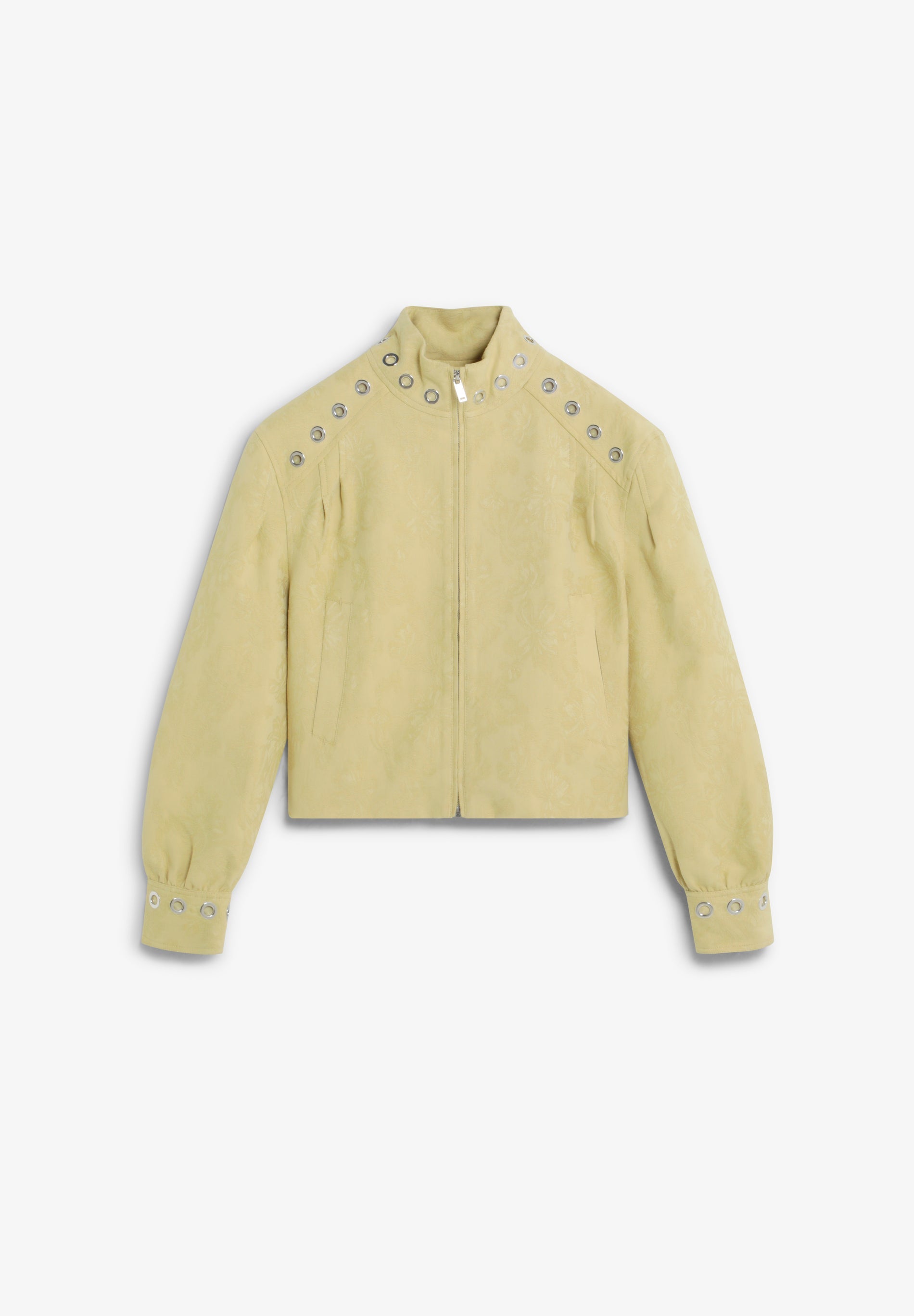 BOMBER JACQUARD COM TACHAS
