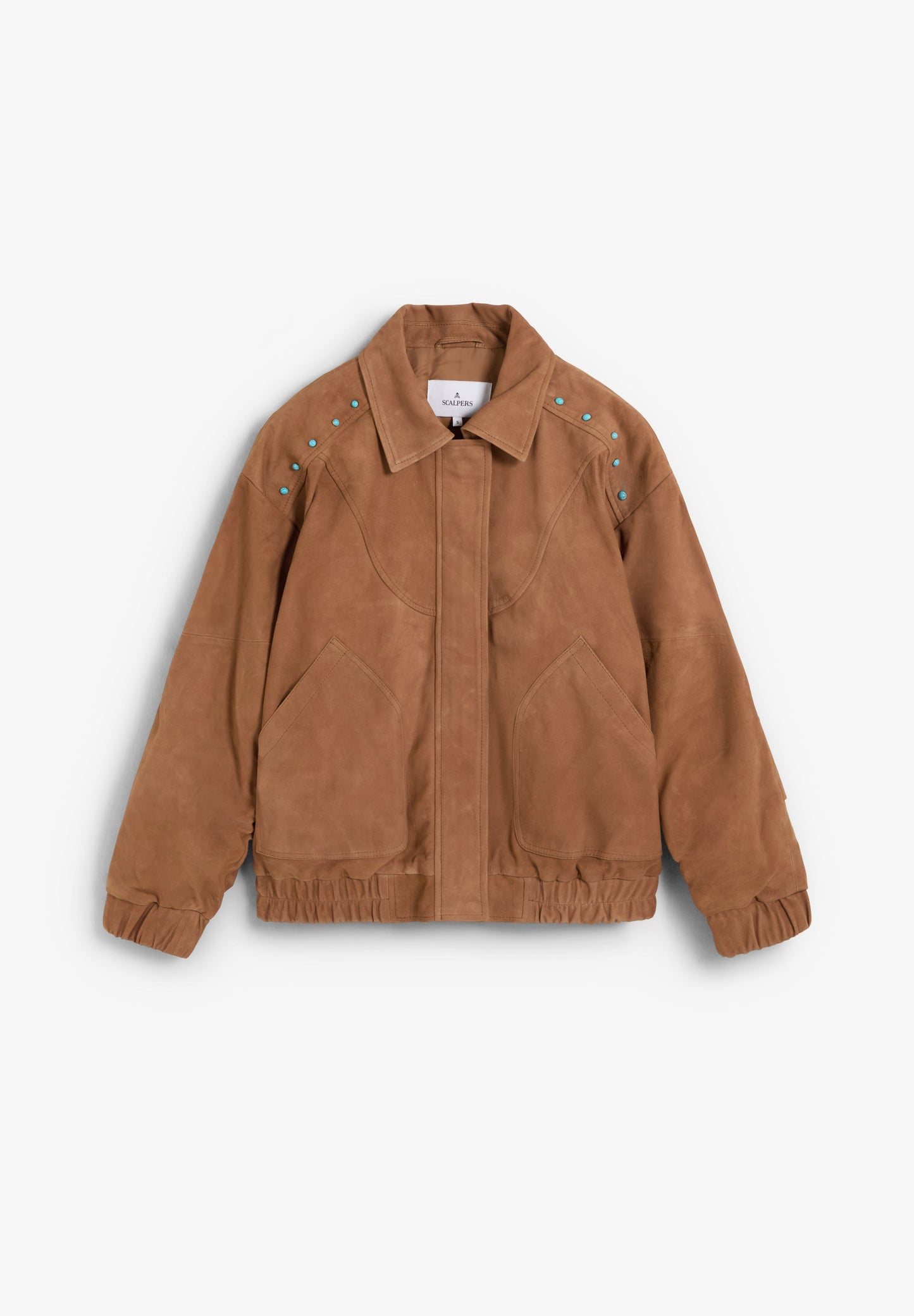 CARDIGAN BOMBER CAMURÇA TACHAS