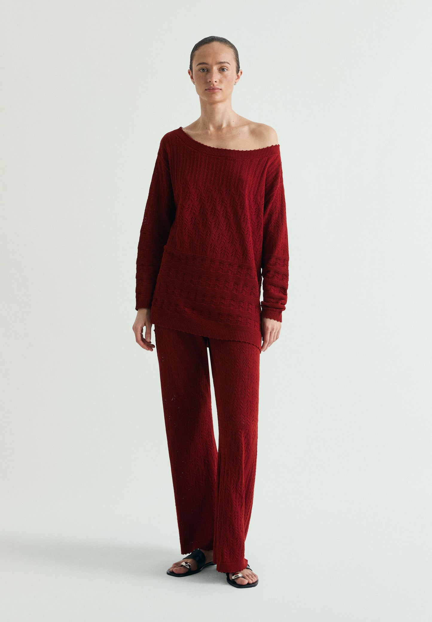 SWEATER POINTELLE ABERTURAS