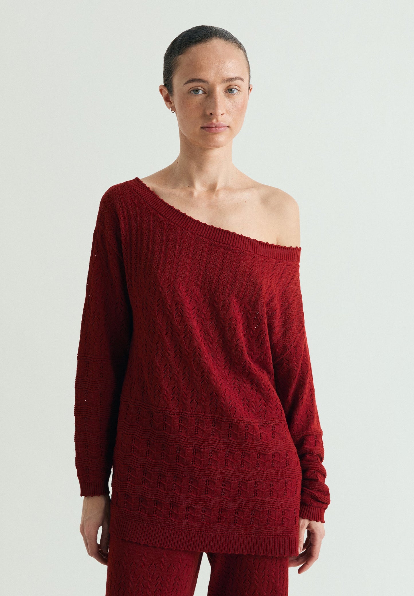 SWEATER POINTELLE ABERTURAS