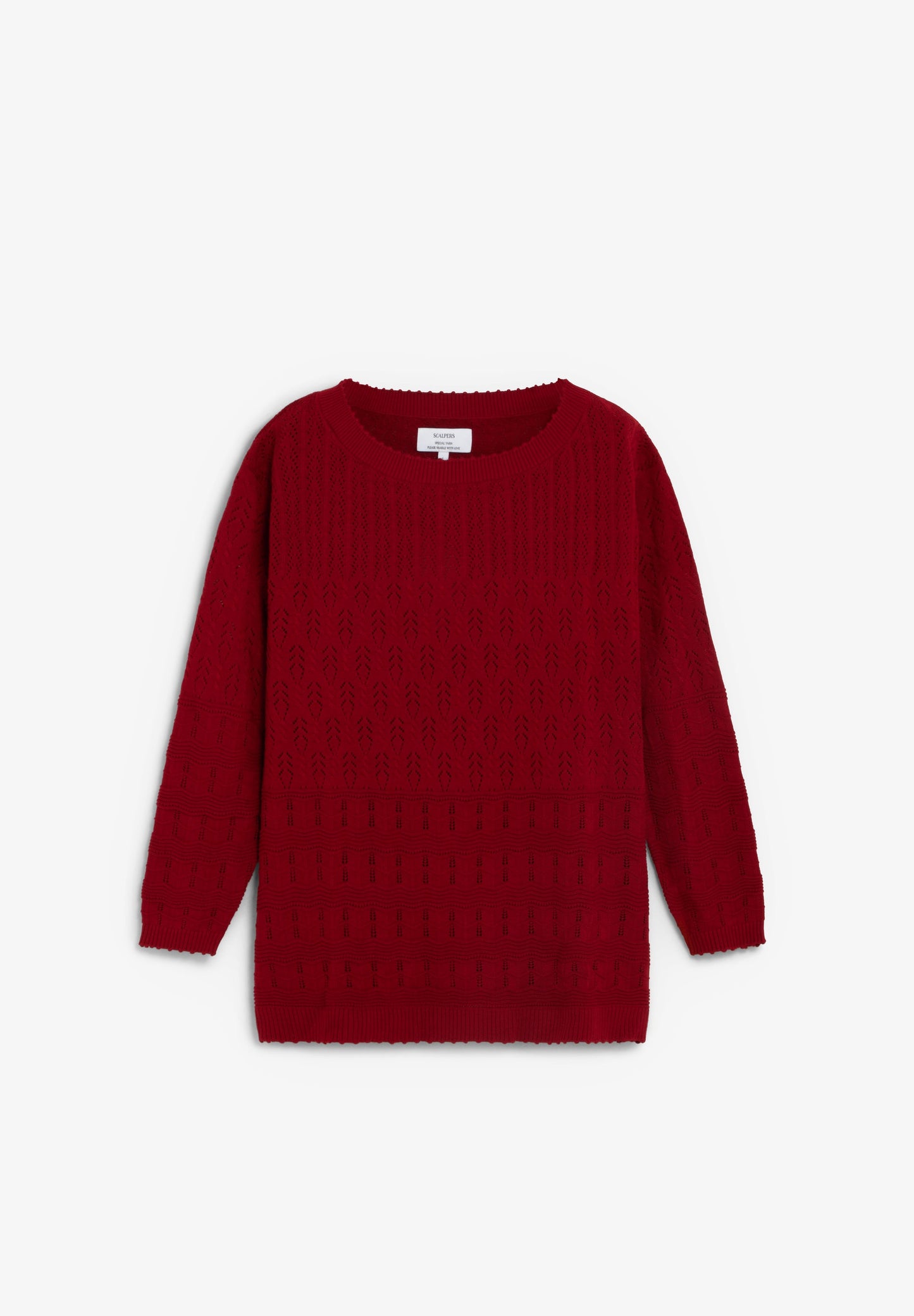 SWEATER POINTELLE ABERTURAS