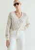 SWEATER ÀS RISCAS MULTICOLOR