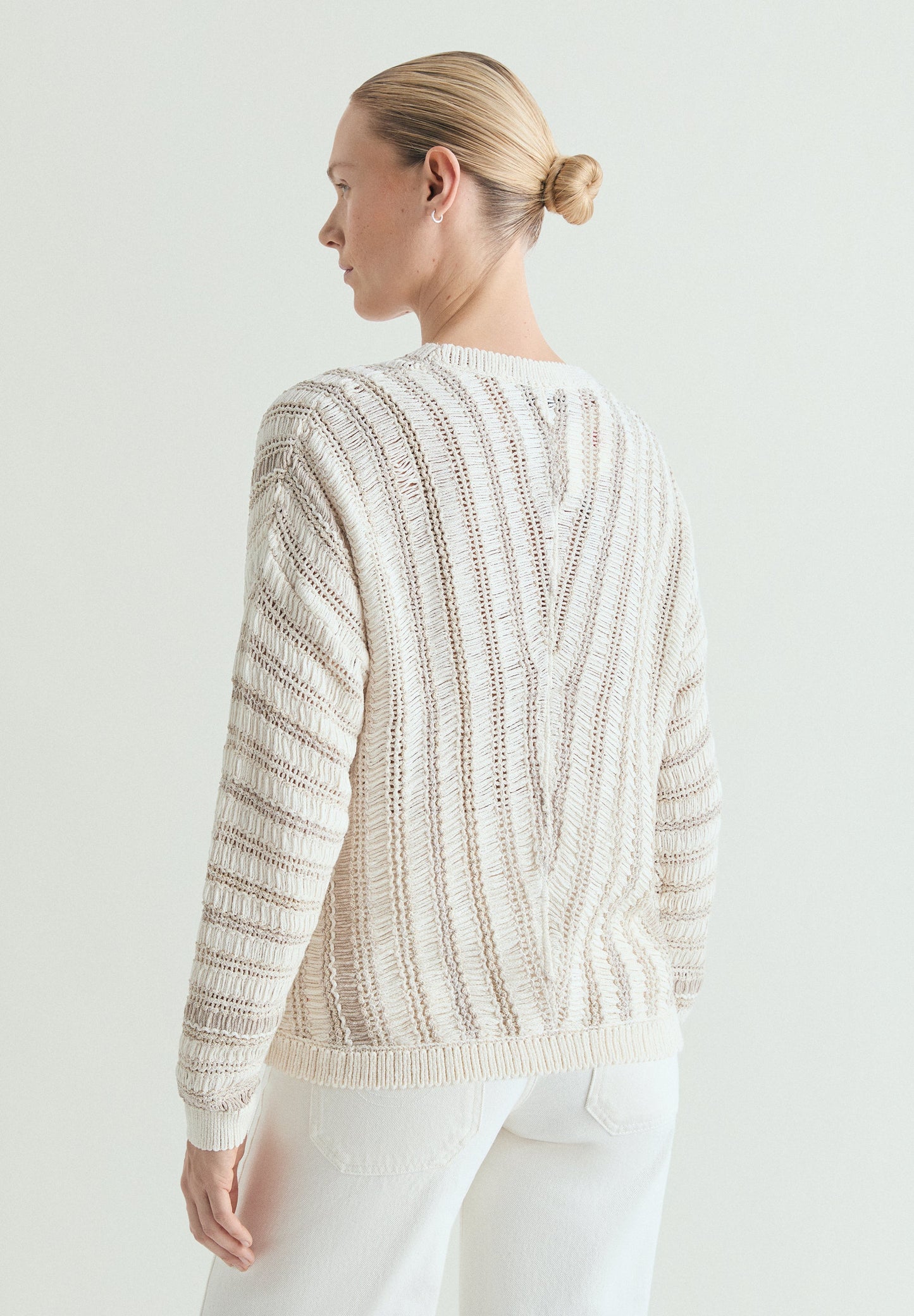 SWEATER ÀS RISCAS MULTICOLOR