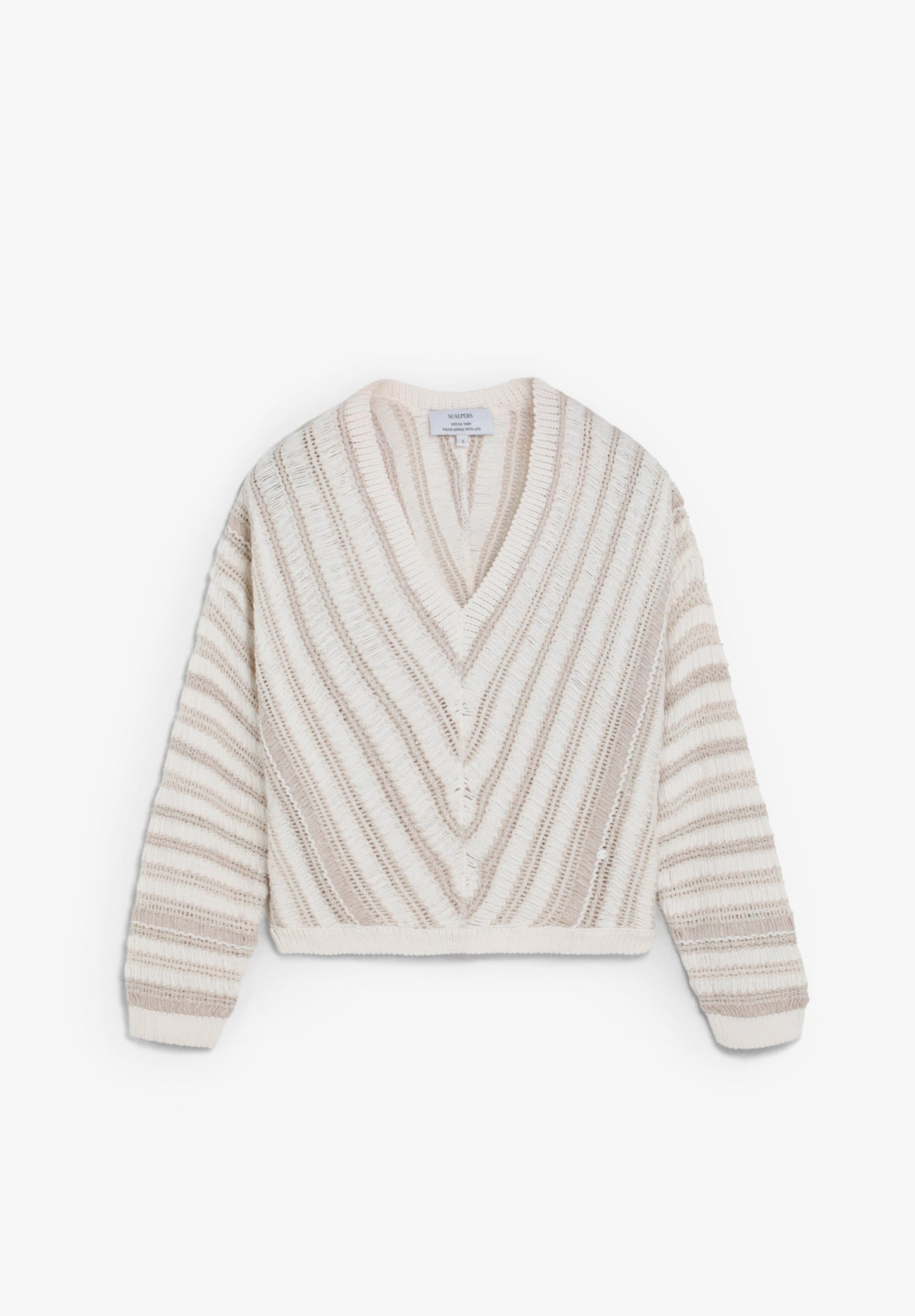 SWEATER ÀS RISCAS MULTICOLOR
