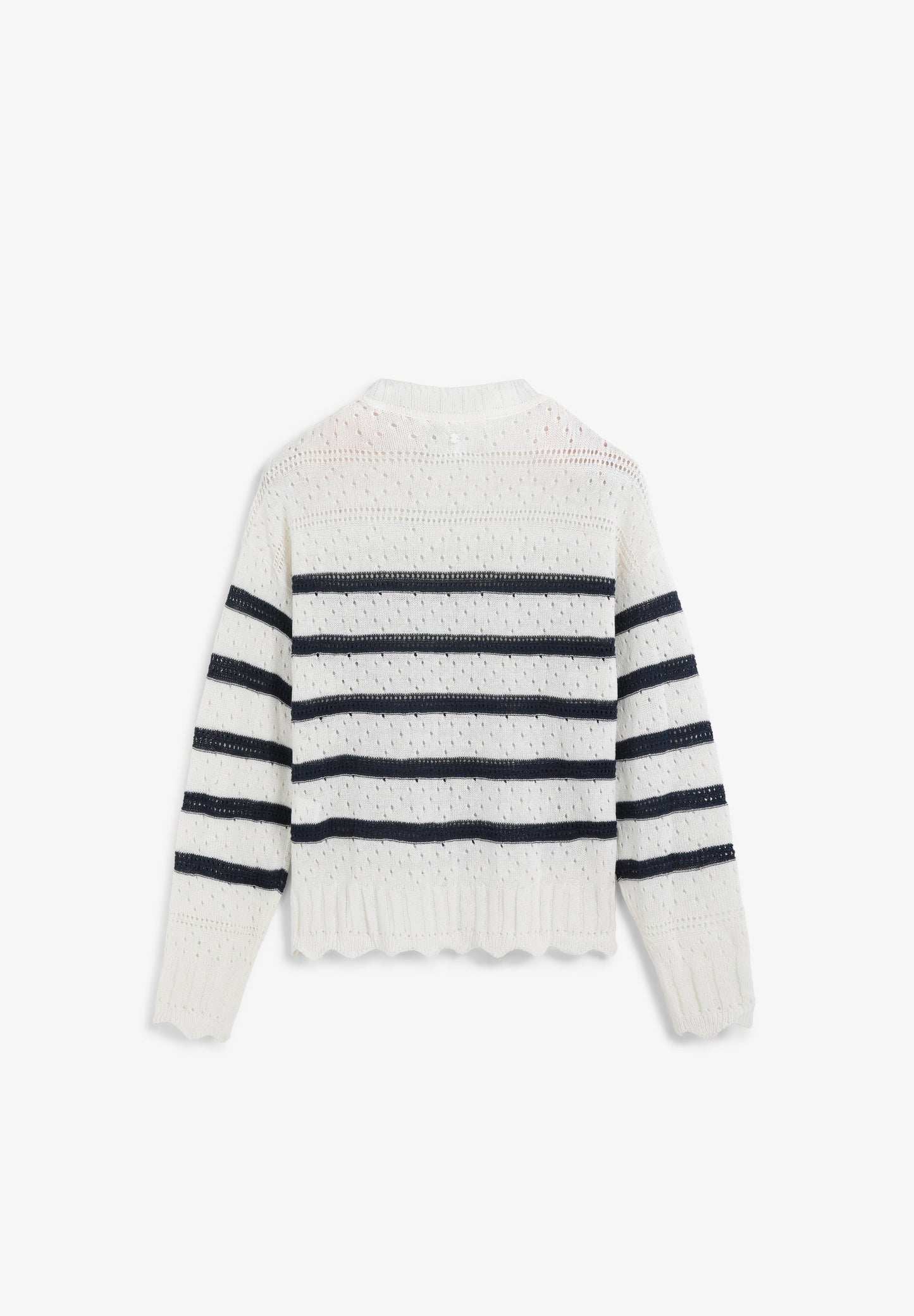 SWEATER DE MALHA ÀS RISCAS