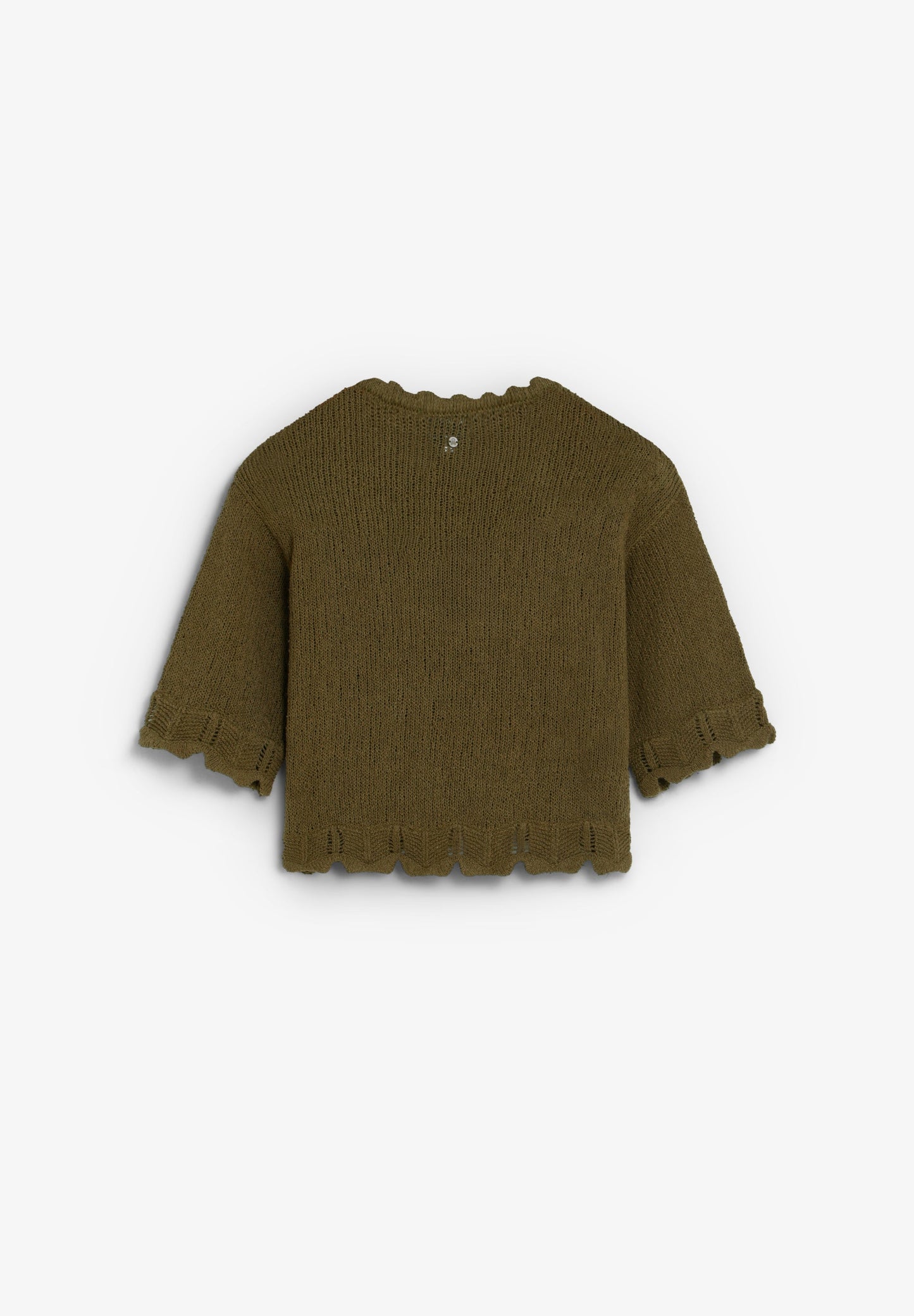 SWEATER DE MANGA CURTA CROPPED