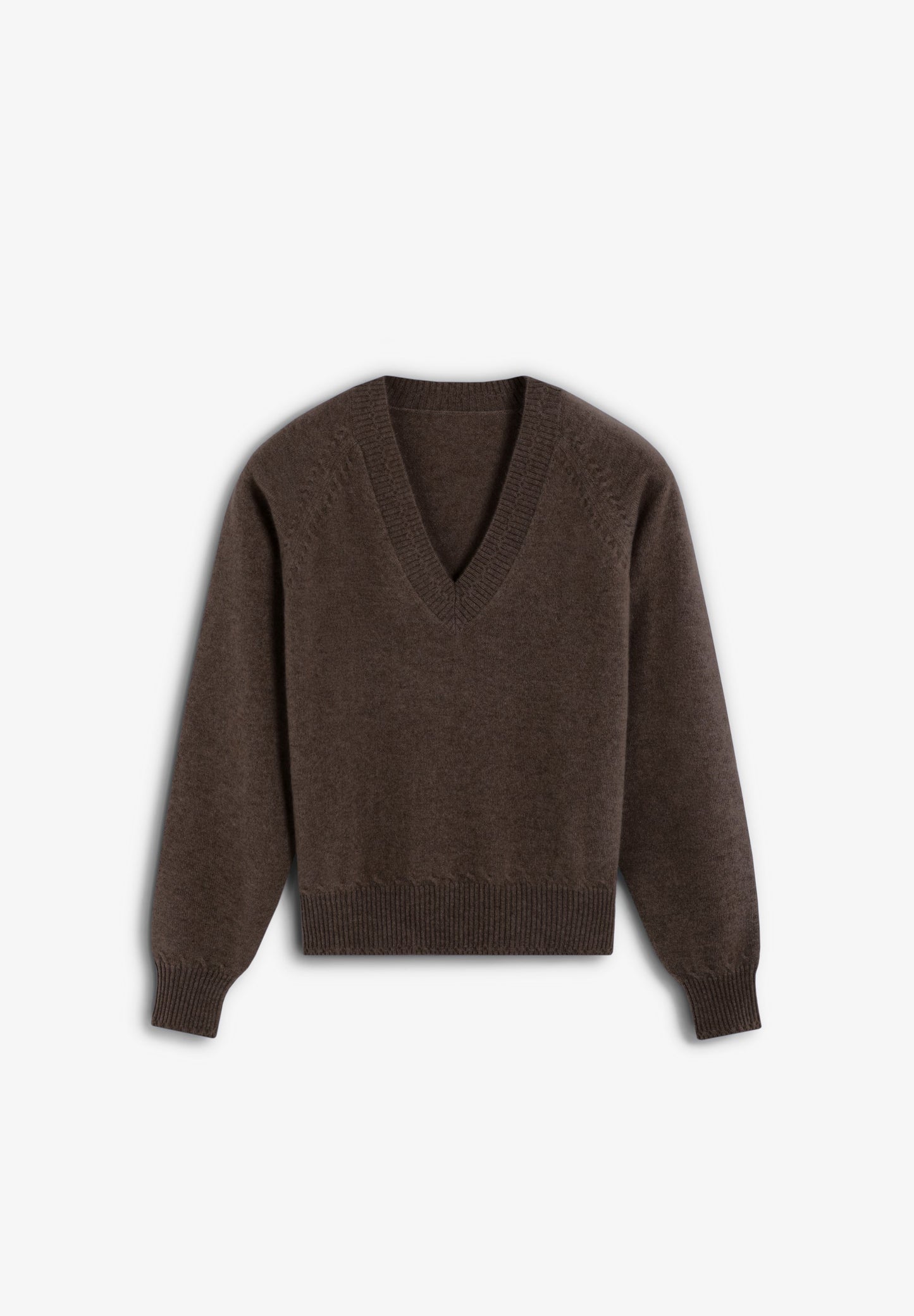 SWEATER 100% CAXEMIRA COM DECOTE EM V