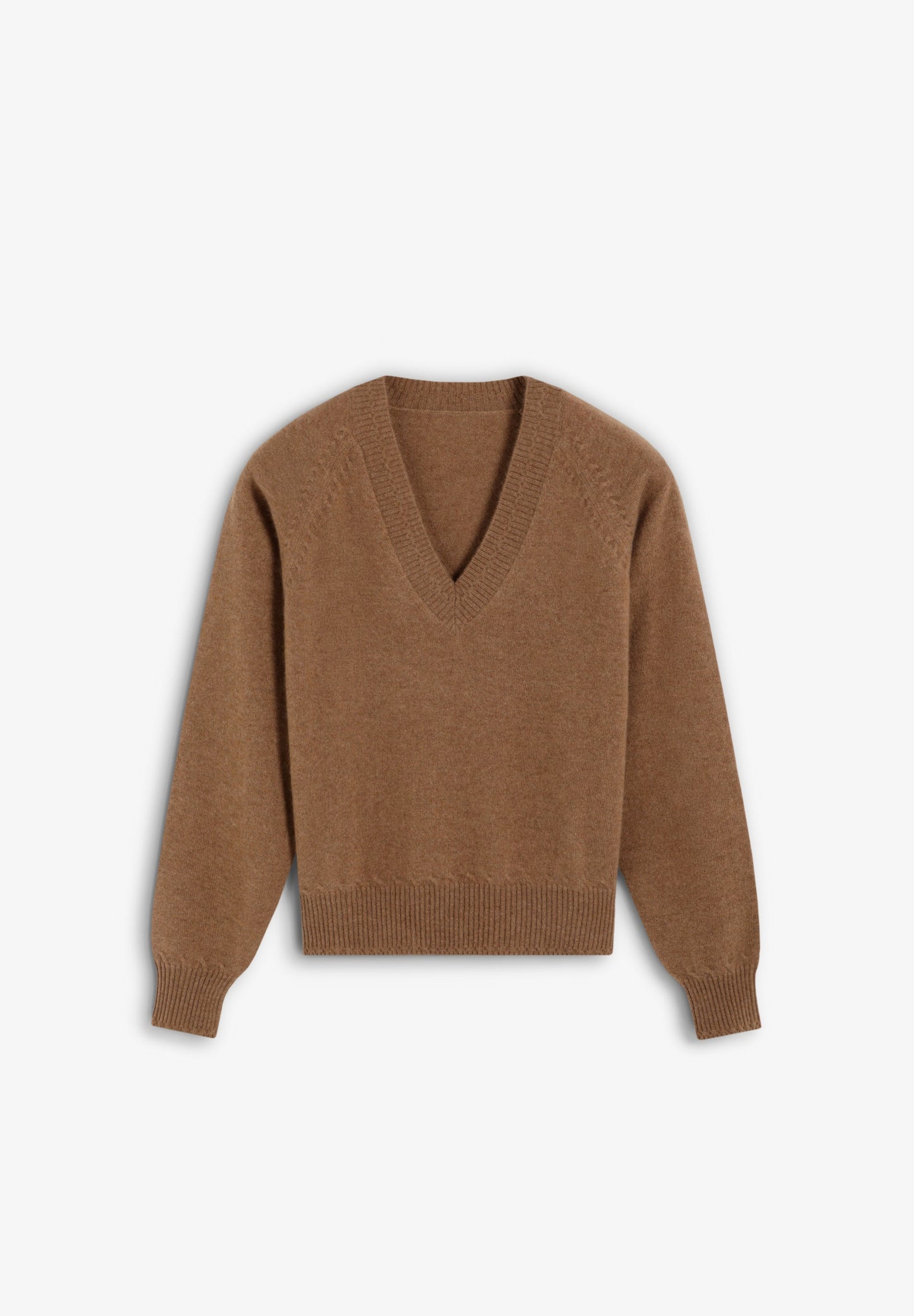 SWEATER 100% CAXEMIRA COM DECOTE EM V