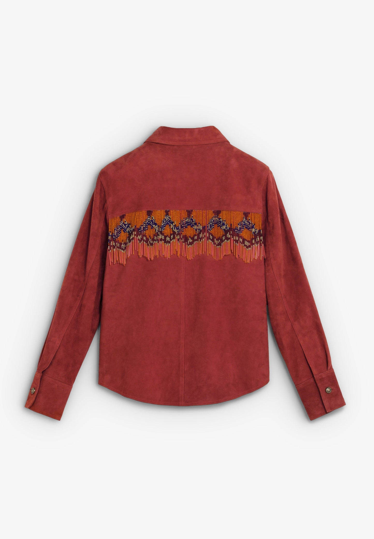 CARDIGAN EM CAMURÇA COM CONTAS