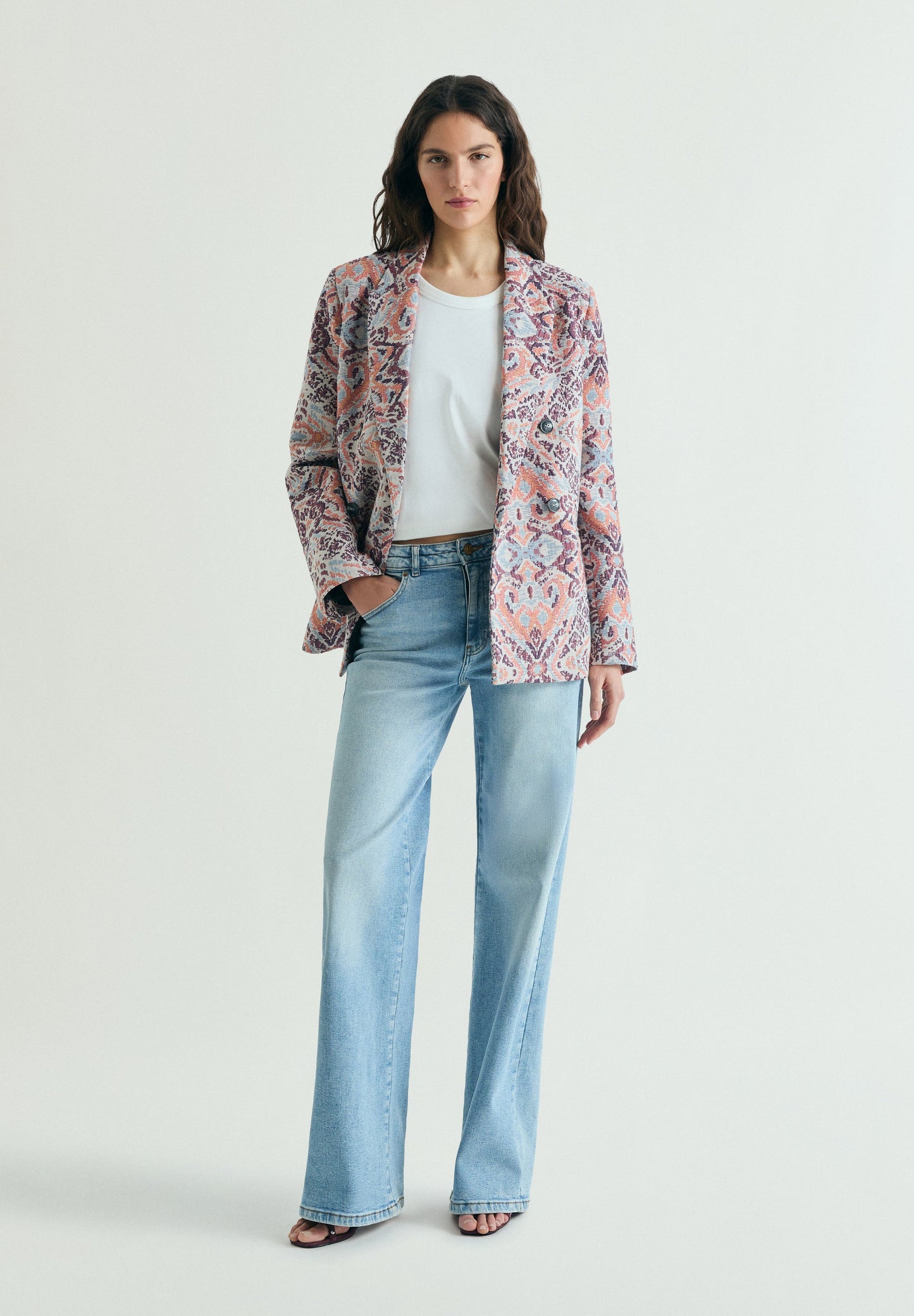BLAZER ESTAMPADO EM JACQUARD