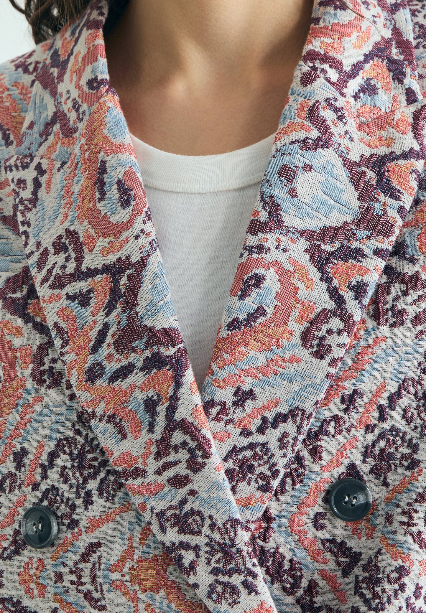 BLAZER ESTAMPADO EM JACQUARD
