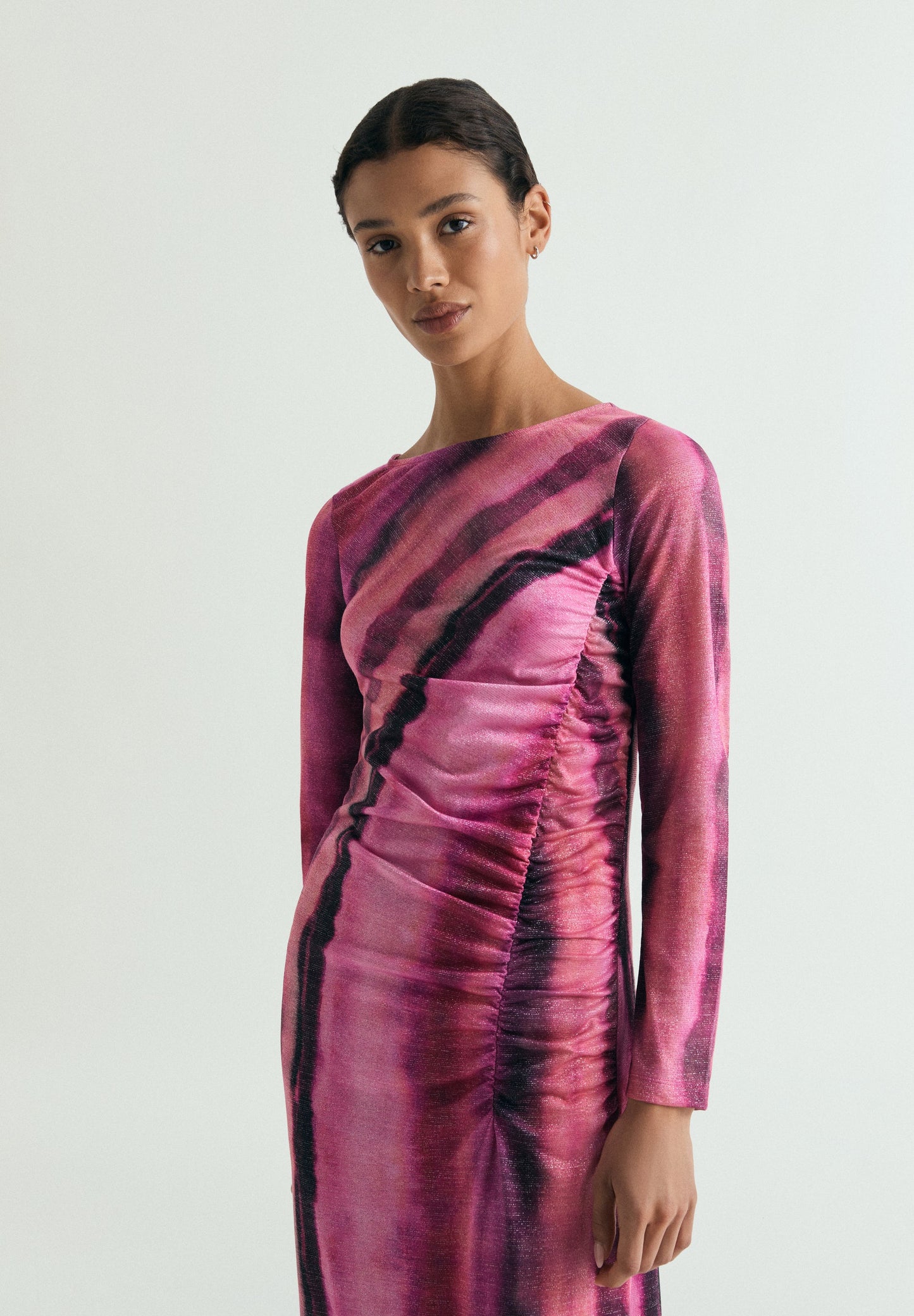 VESTIDO FIO METALIZADO TIE-DYE