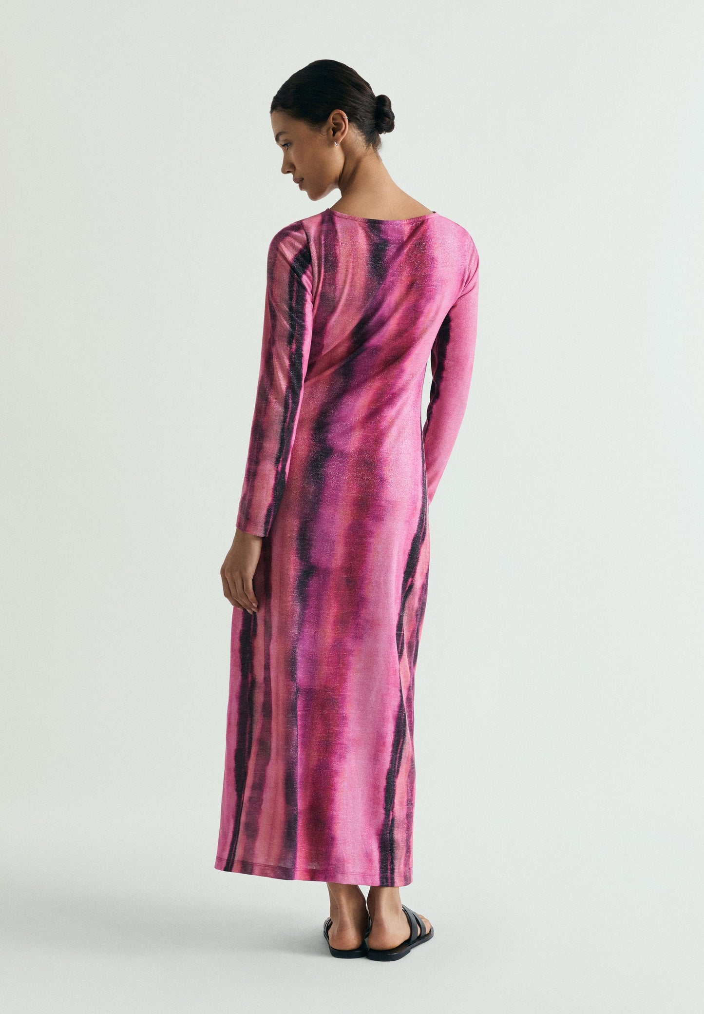 VESTIDO FIO METALIZADO TIE-DYE