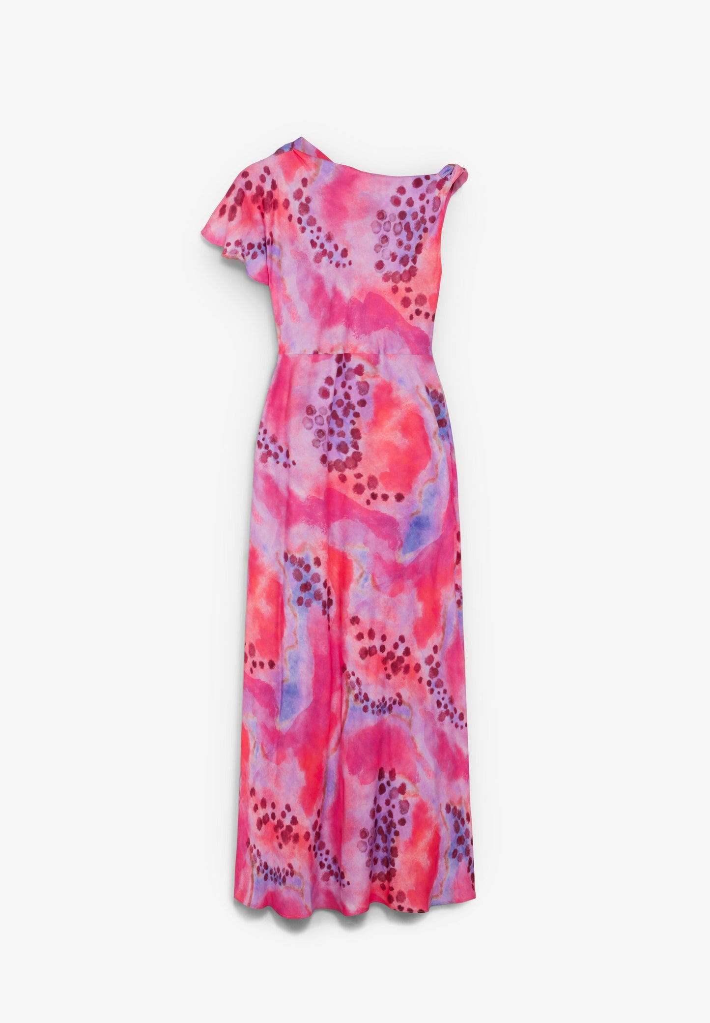 VESTIDO ASSIMÉTRICO ACETINADO