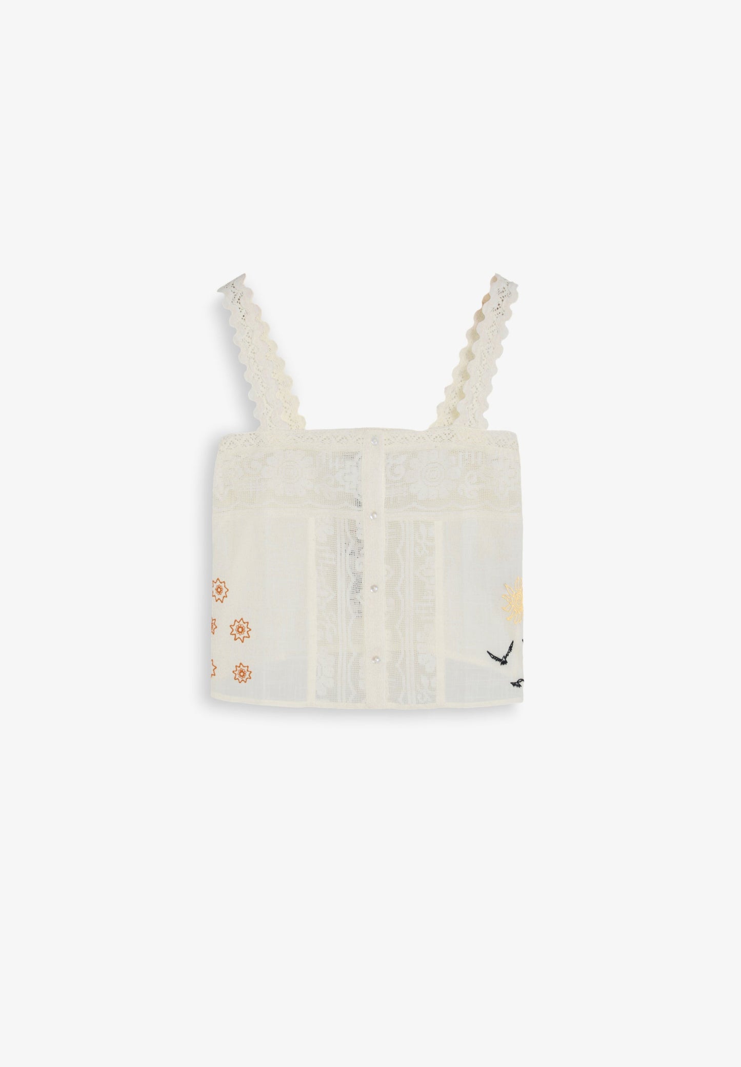 TOP DE BORDADOS COM RENDA