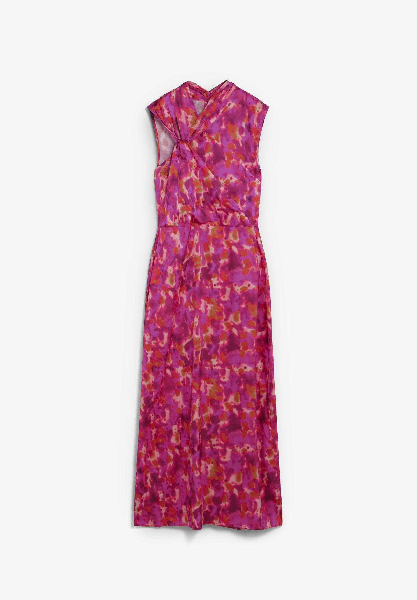 VESTIDO EM PADRÃO MULTICOLOR