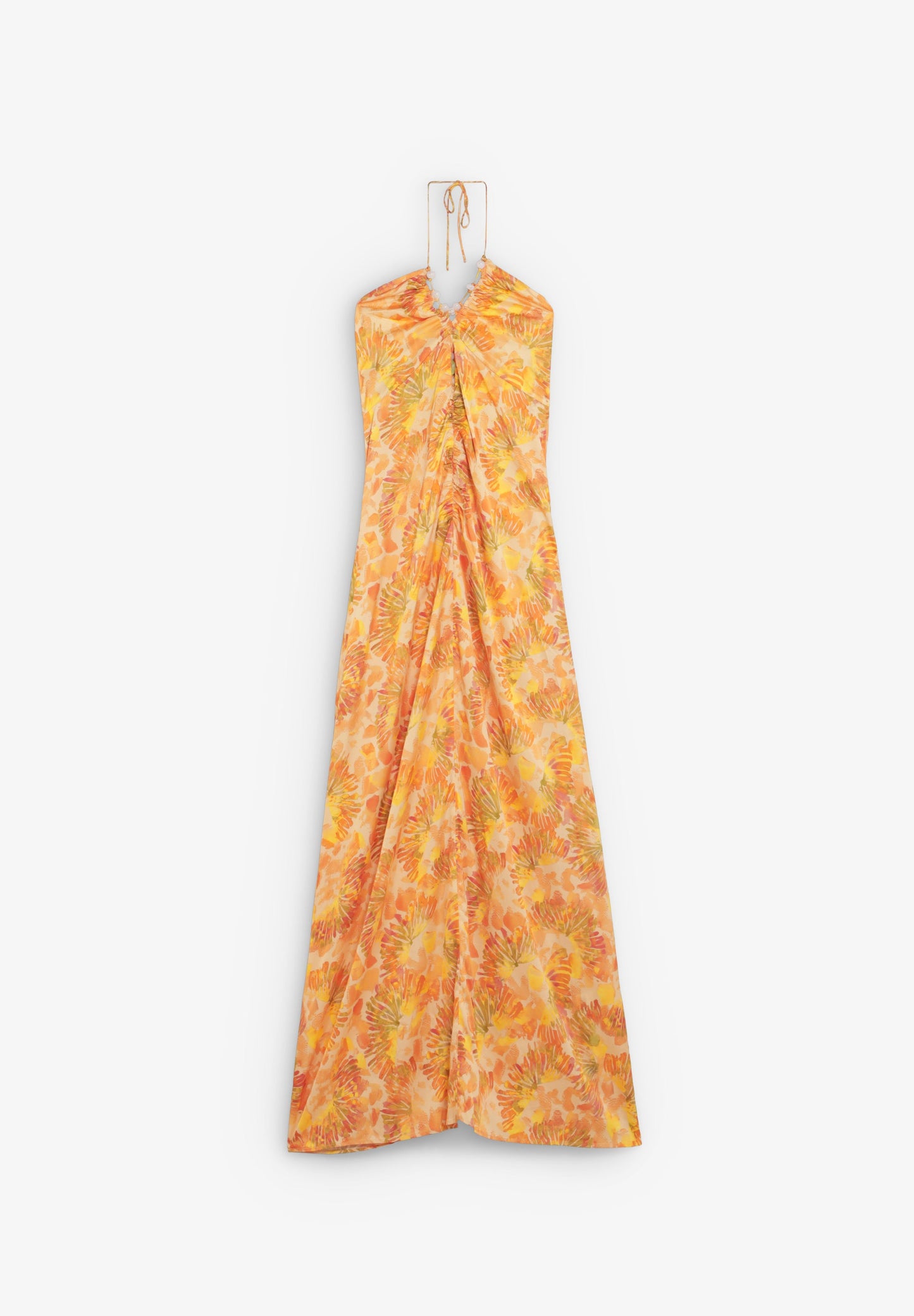 VESTIDO MAXI COM DECOTE HALTER