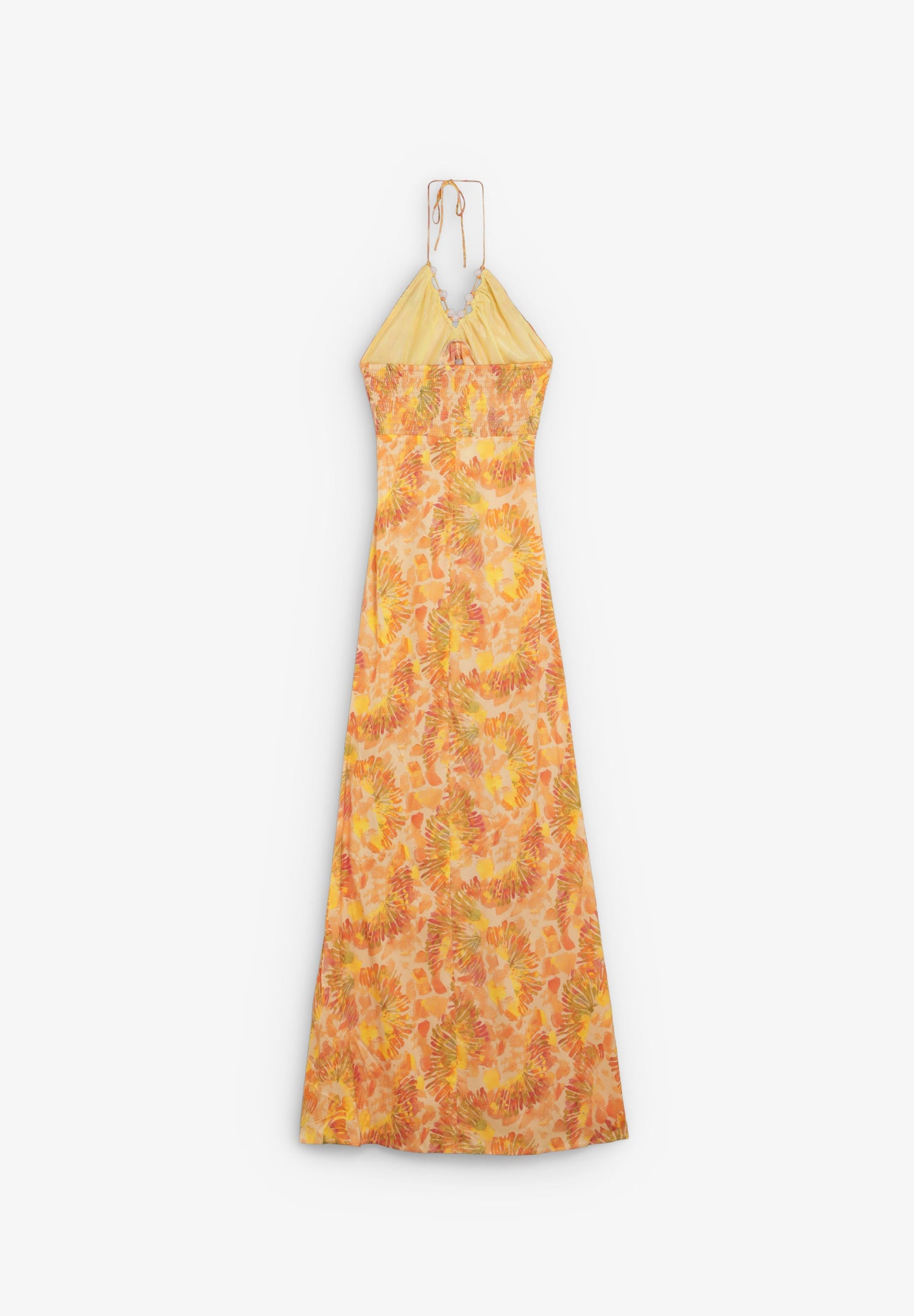 VESTIDO MAXI COM DECOTE HALTER
