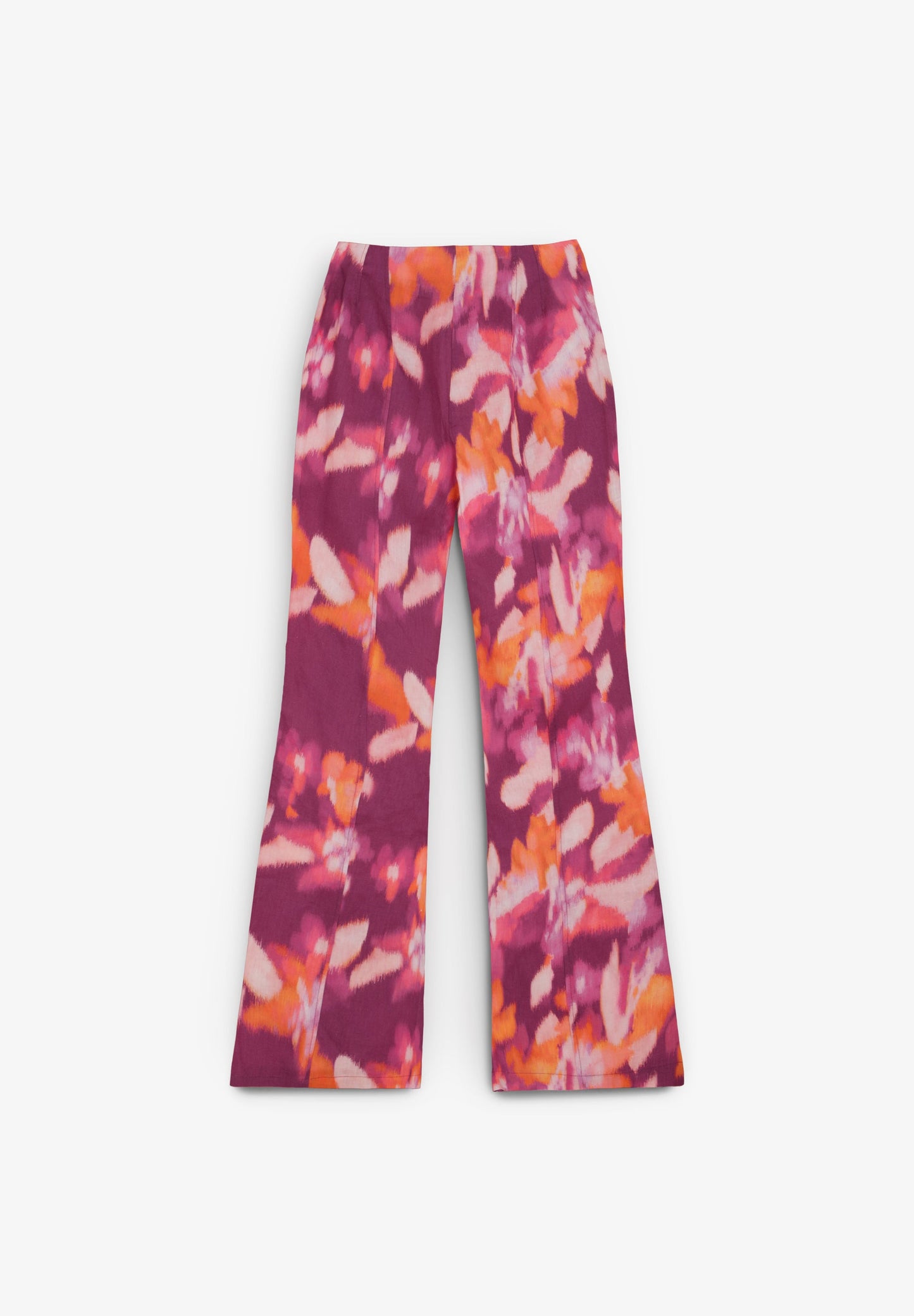 SCPRINT LINEN BOOTCUT PANT