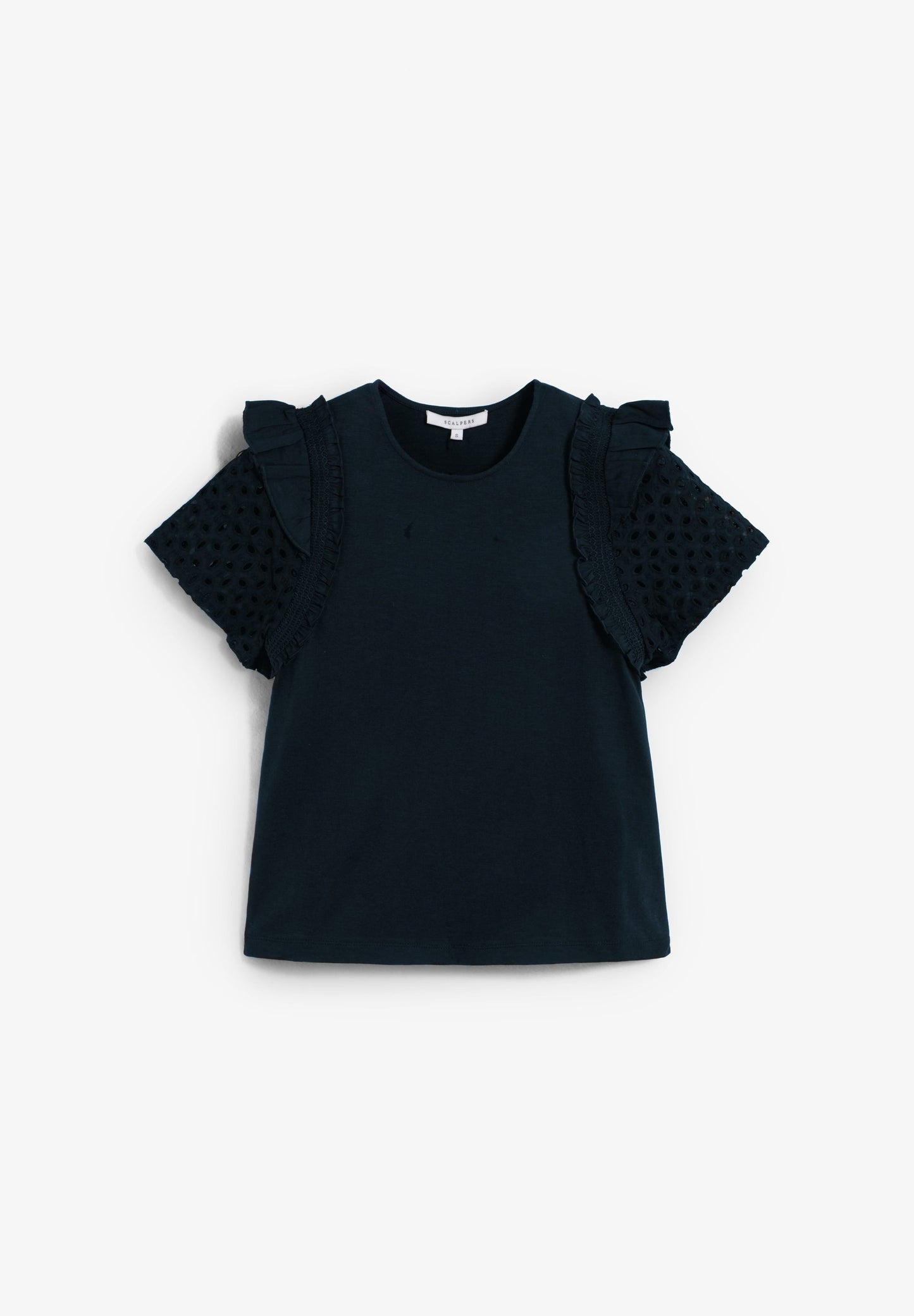 T-SHIRT COM MANGAS RENDILHADAS