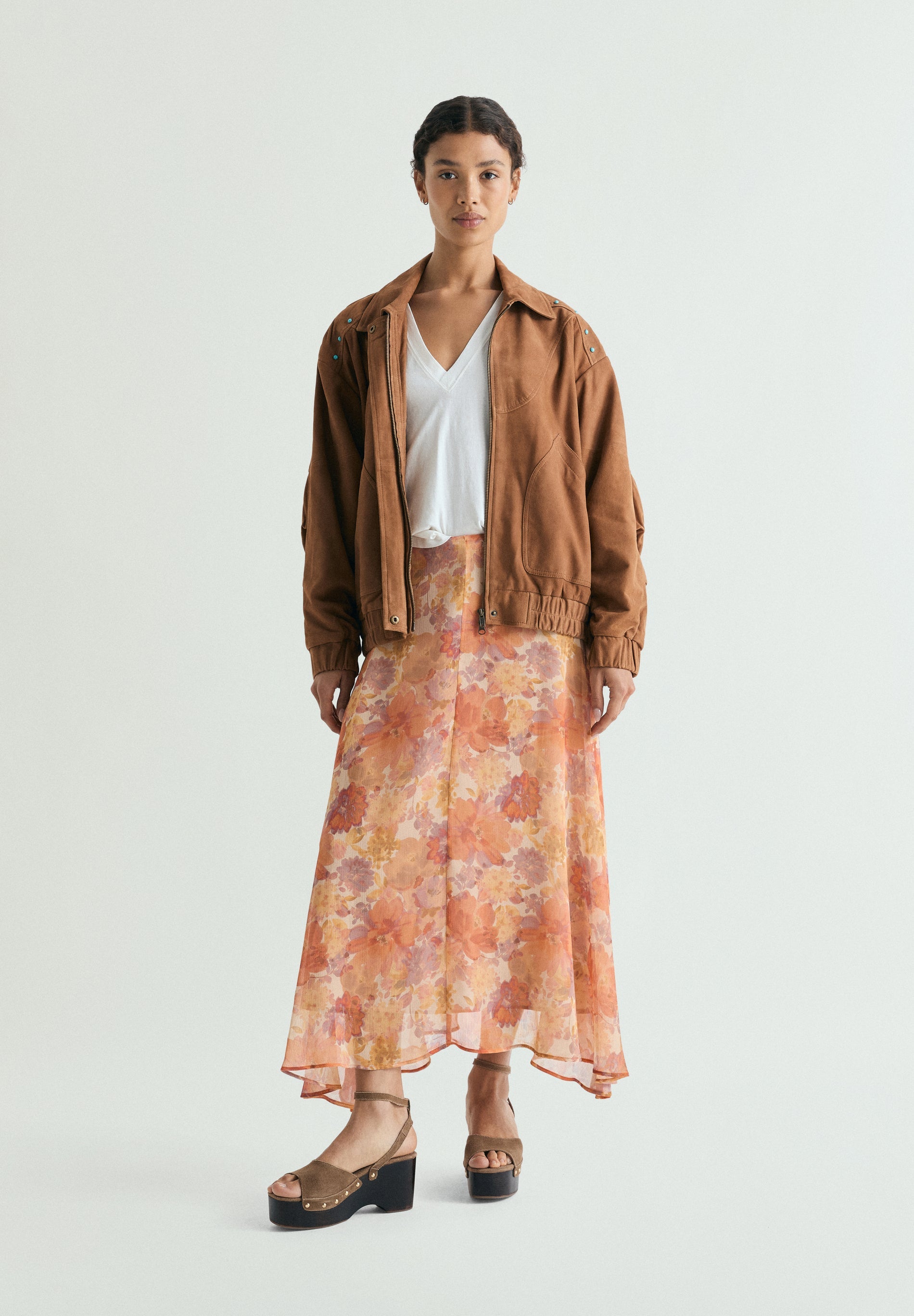 SAIA MIDI FLORAL