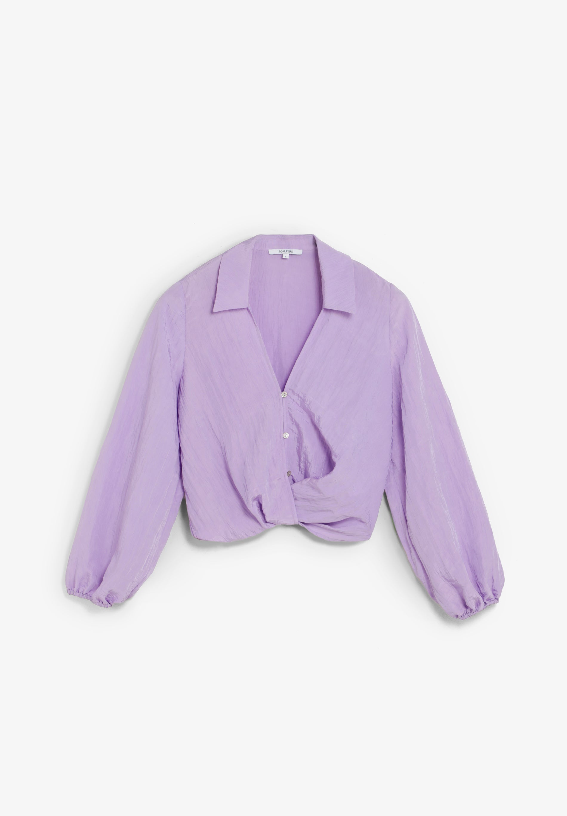 BLUSA FLUIDA COM PORMENOR CRUZADO