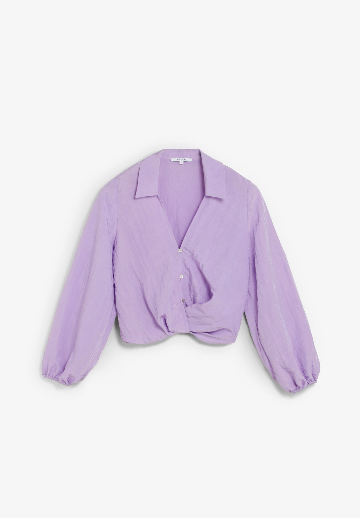 BLUSA FLUIDA COM PORMENOR CRUZADO