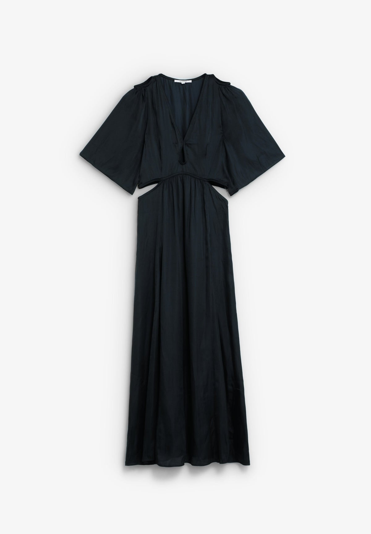 VESTIDO ACETINADO COM CUT OUT