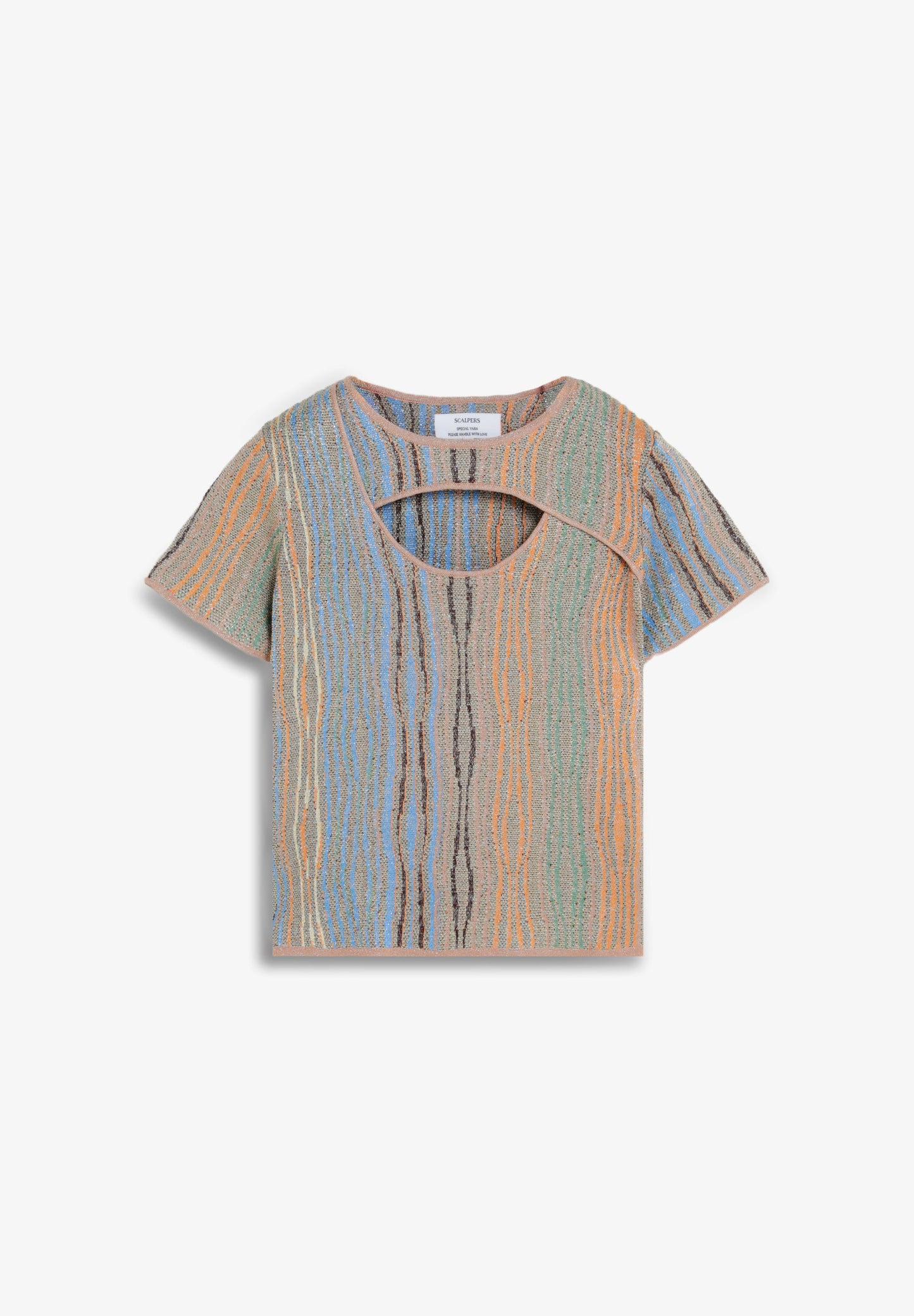 TOP ASSIMÉTRICO MULTICOLOR