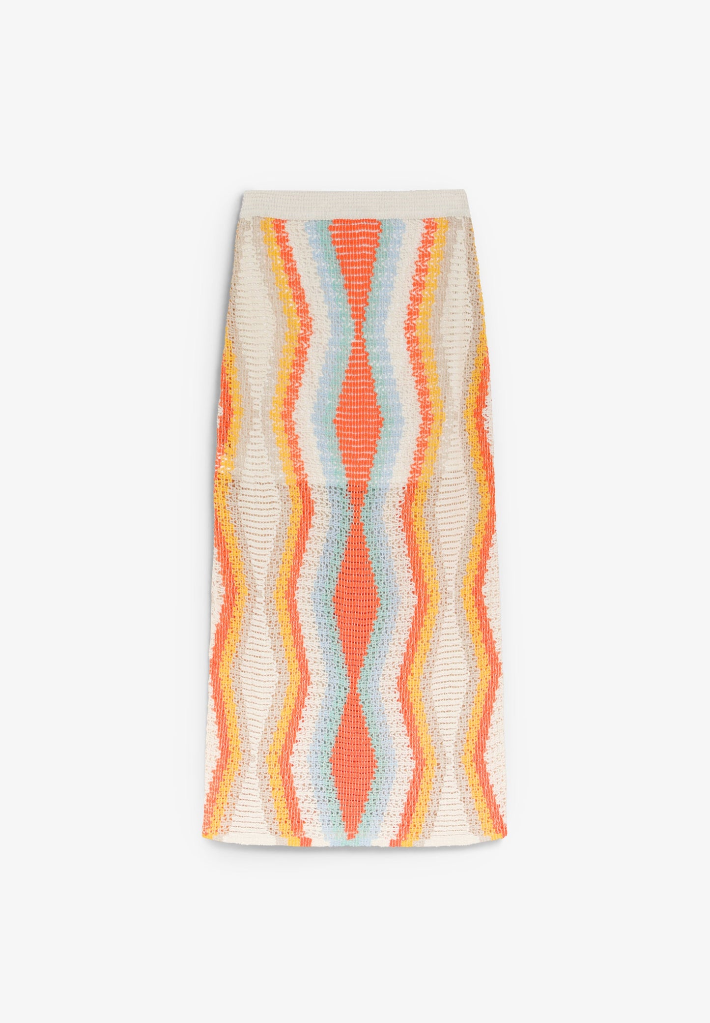 SAIA EM CROCHET MULTICOLOR