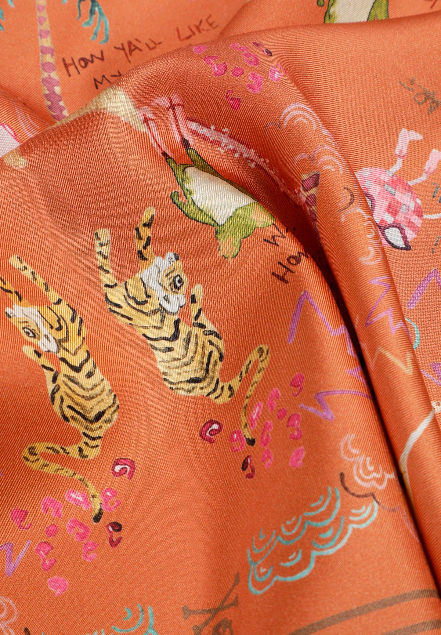 LENÇO DE BOLSO ESTAMPADO 100% SEDA