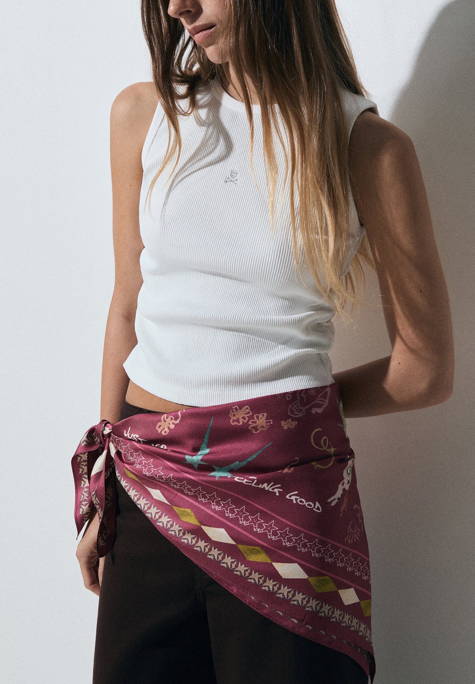 LENÇO DE BOLSO ESTAMPADO 100% SEDA