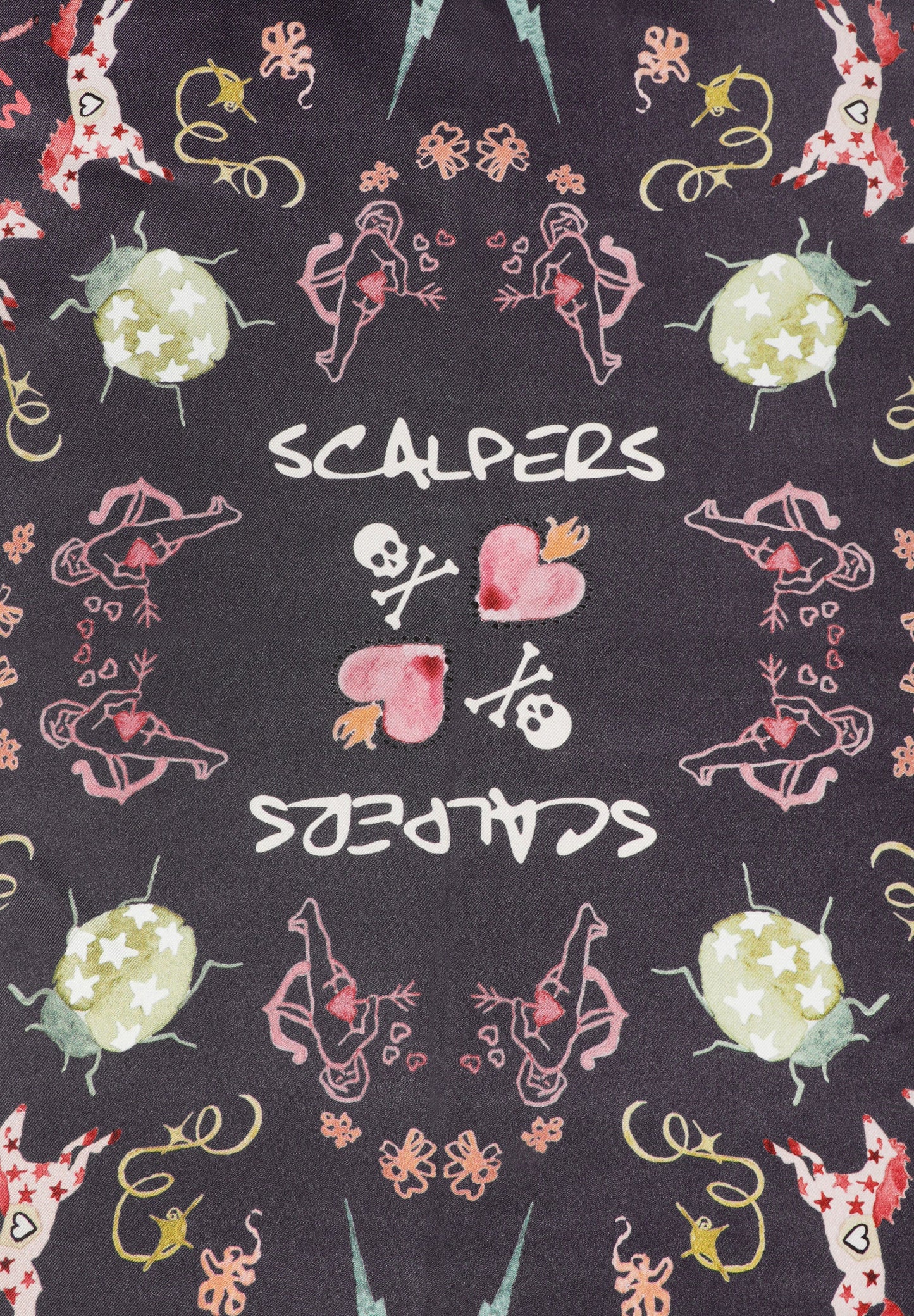 LENÇO DE BOLSO ESTAMPADO 100% SEDA