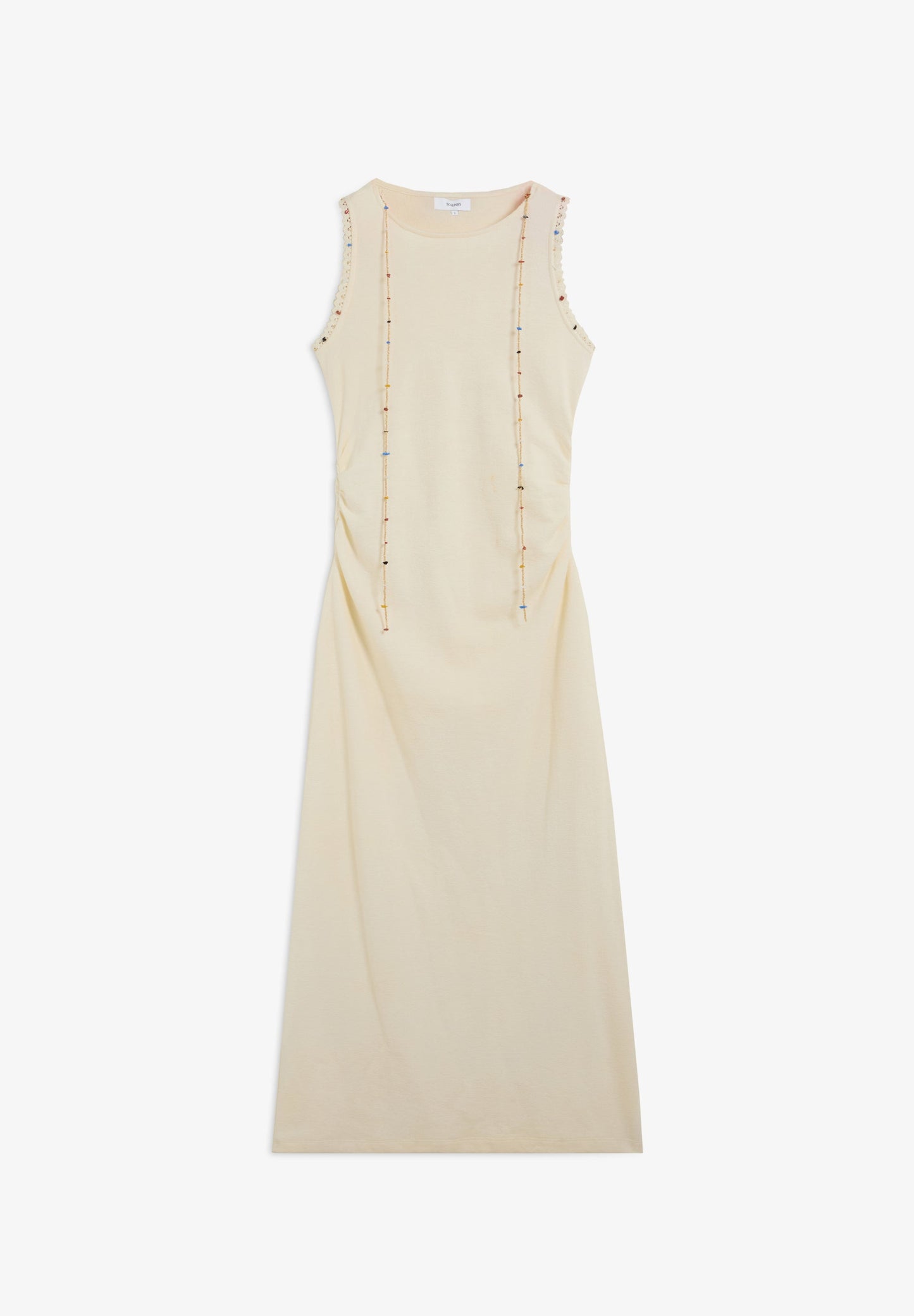 VESTIDO MIDI COM COLAR