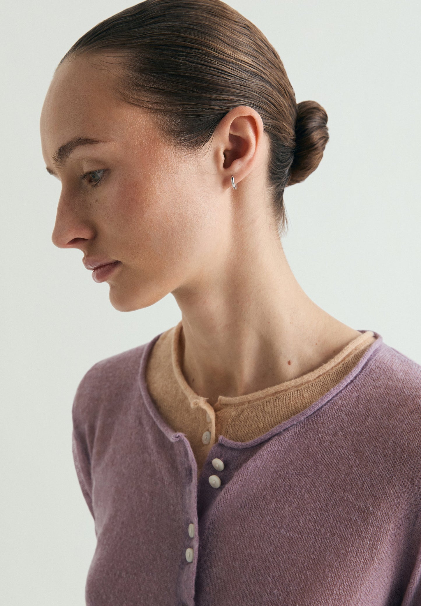 CARDIGAN COM LAÇO NA GOLA