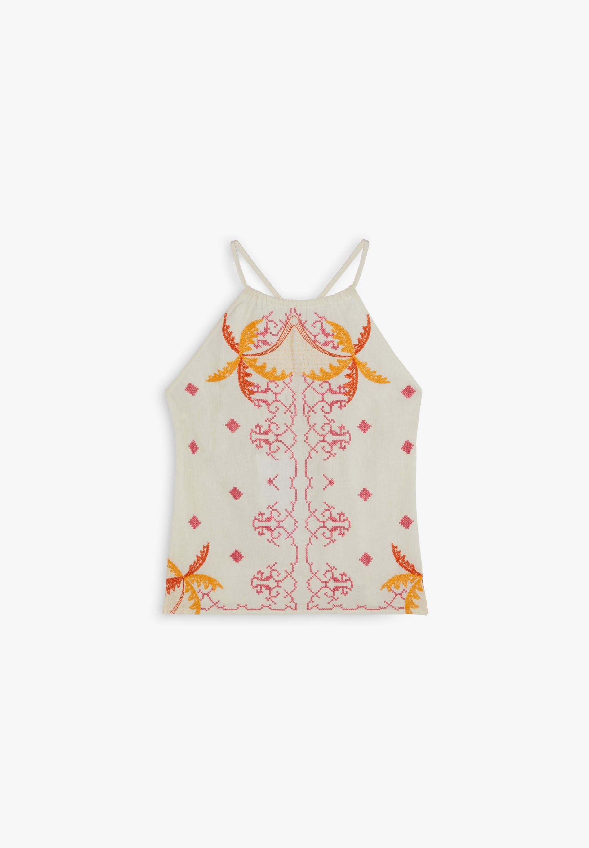 TOP HALTER BORDADO