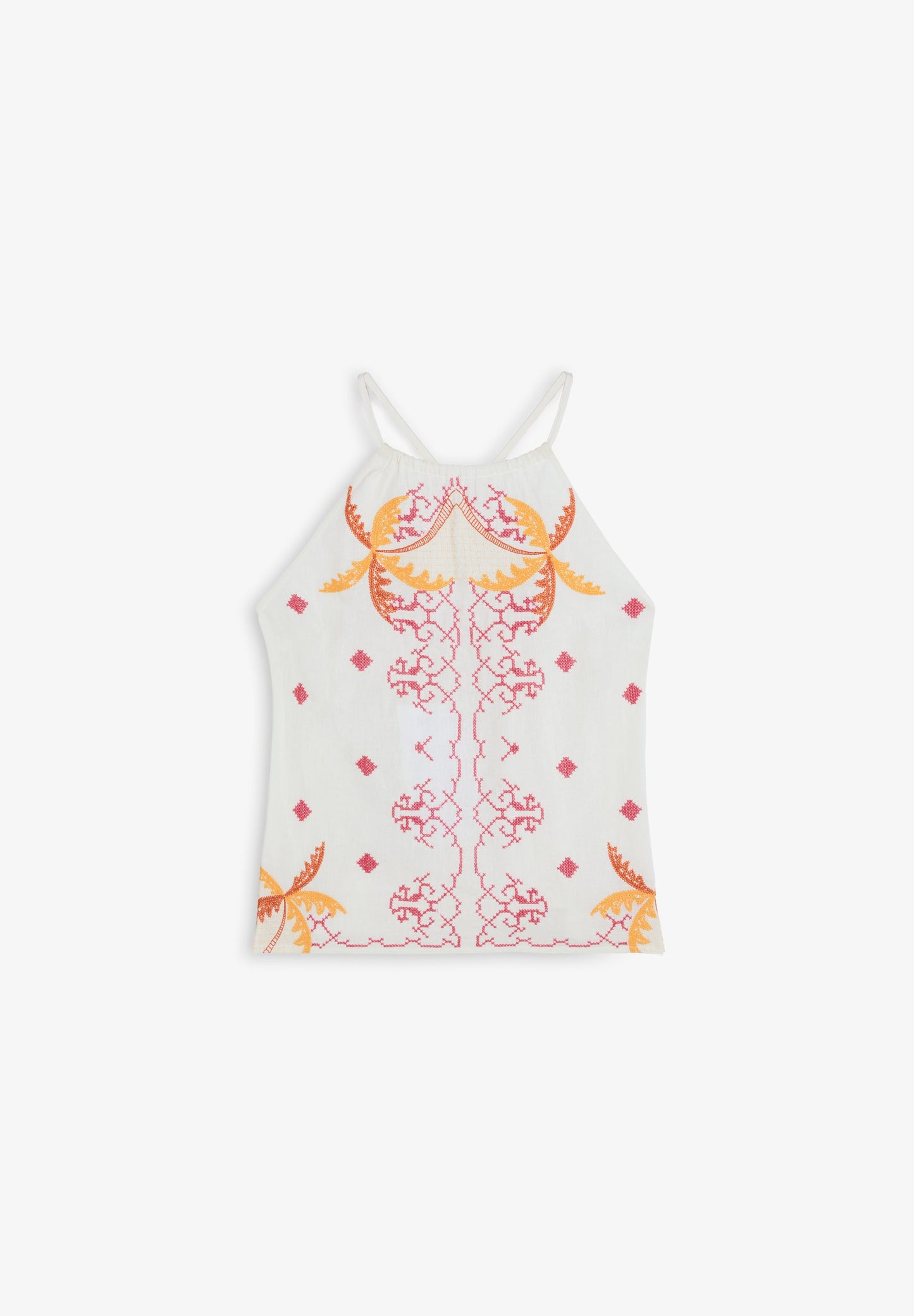 TOP HALTER BORDADO