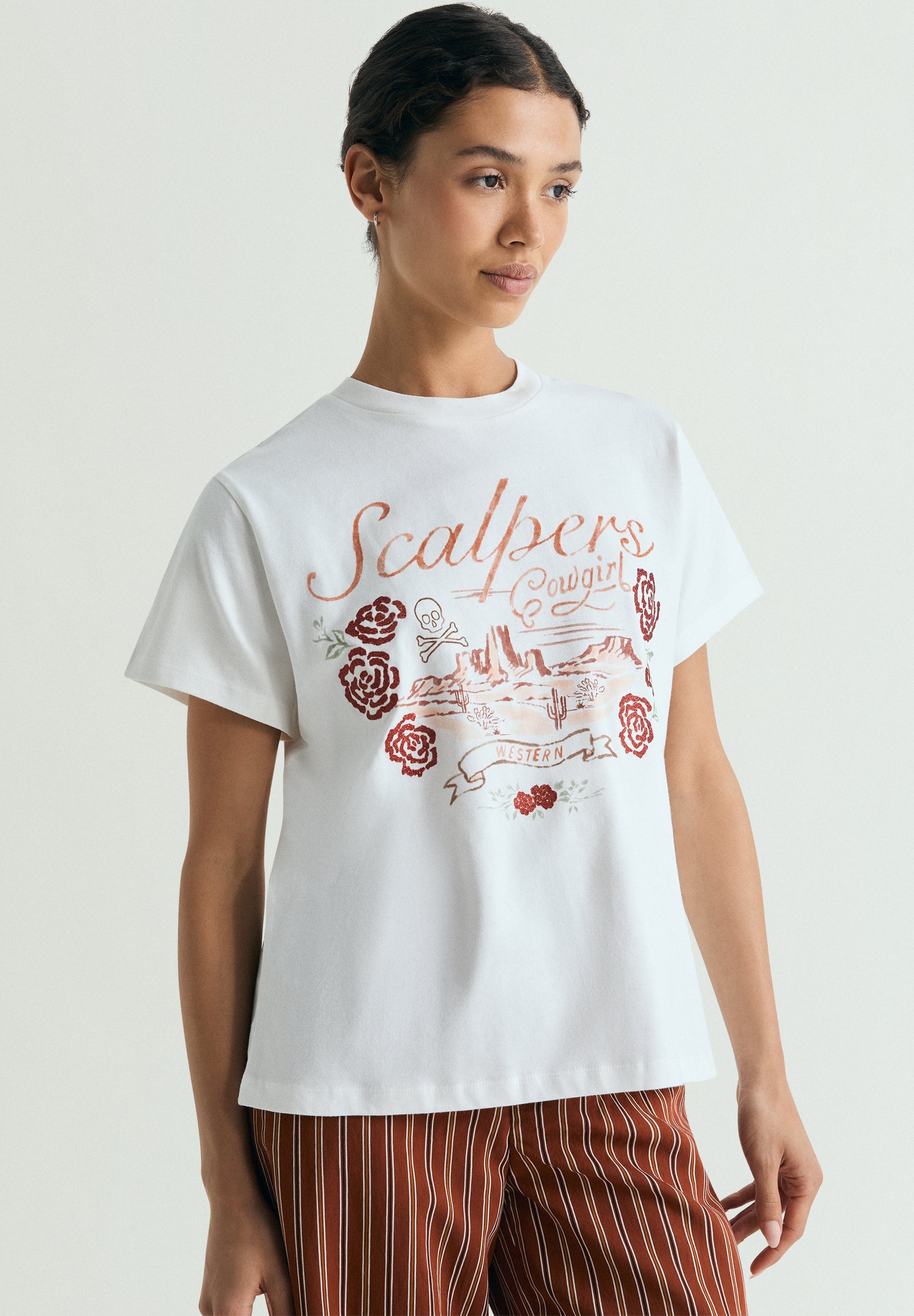 T-SHIRT PADRÃO GLITTER