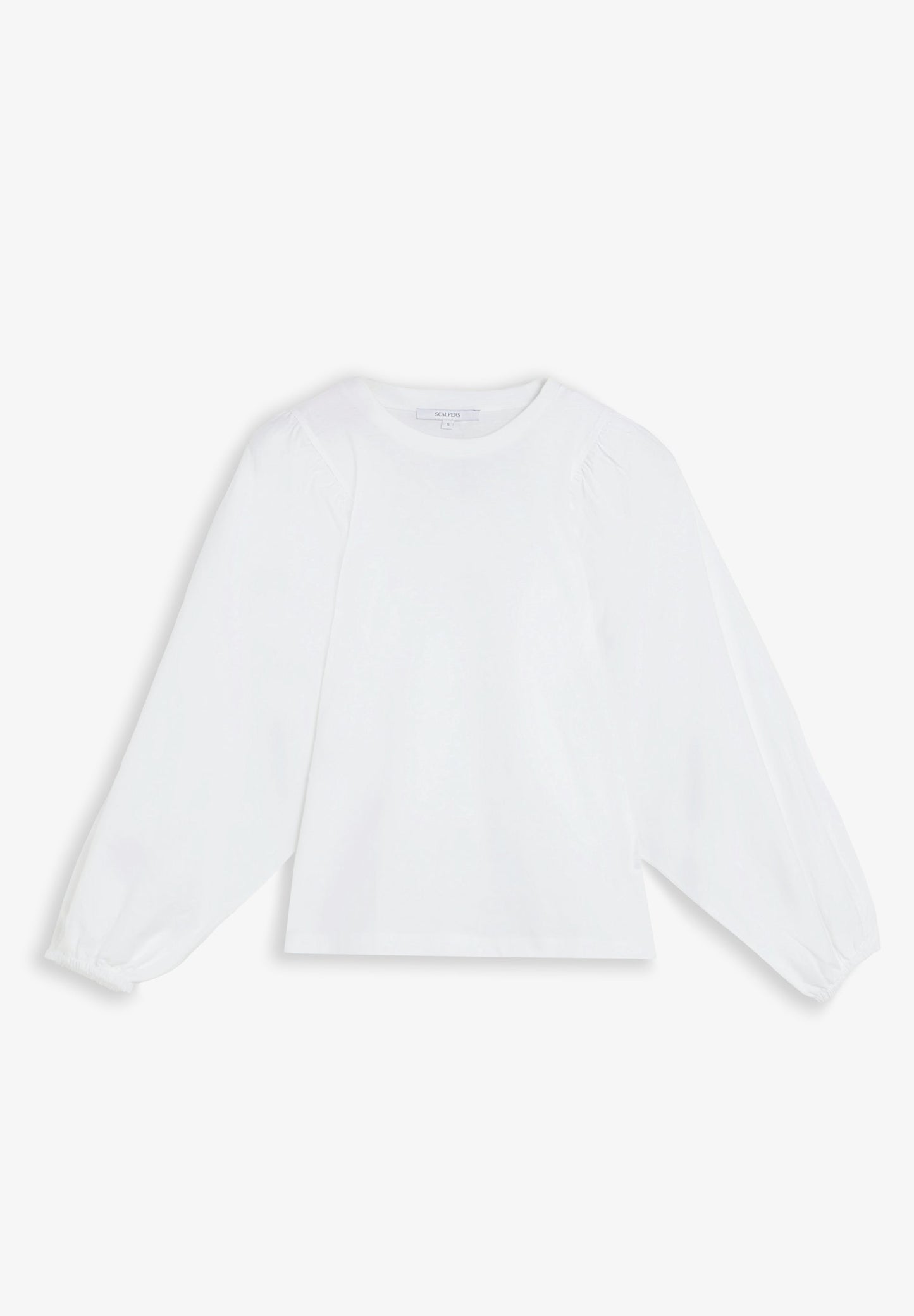 T-SHIRT COM MANGAS ABALONADAS