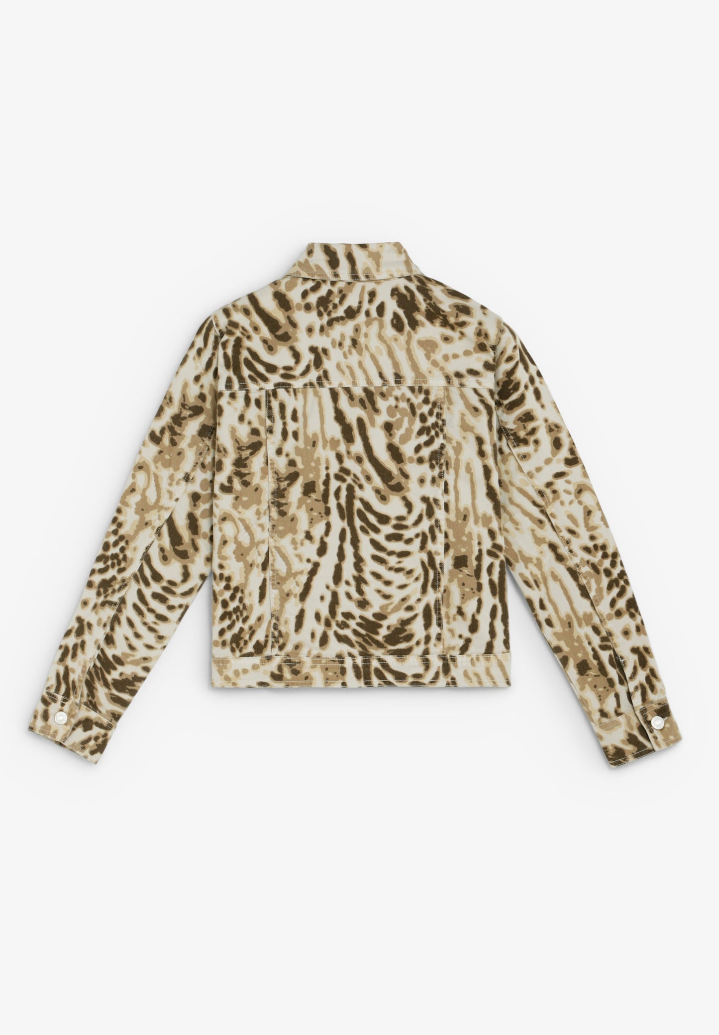 CASACO DENIM COM ESTAMPADO ANIMAL