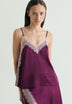 TOP ACETINADO COM RENDA